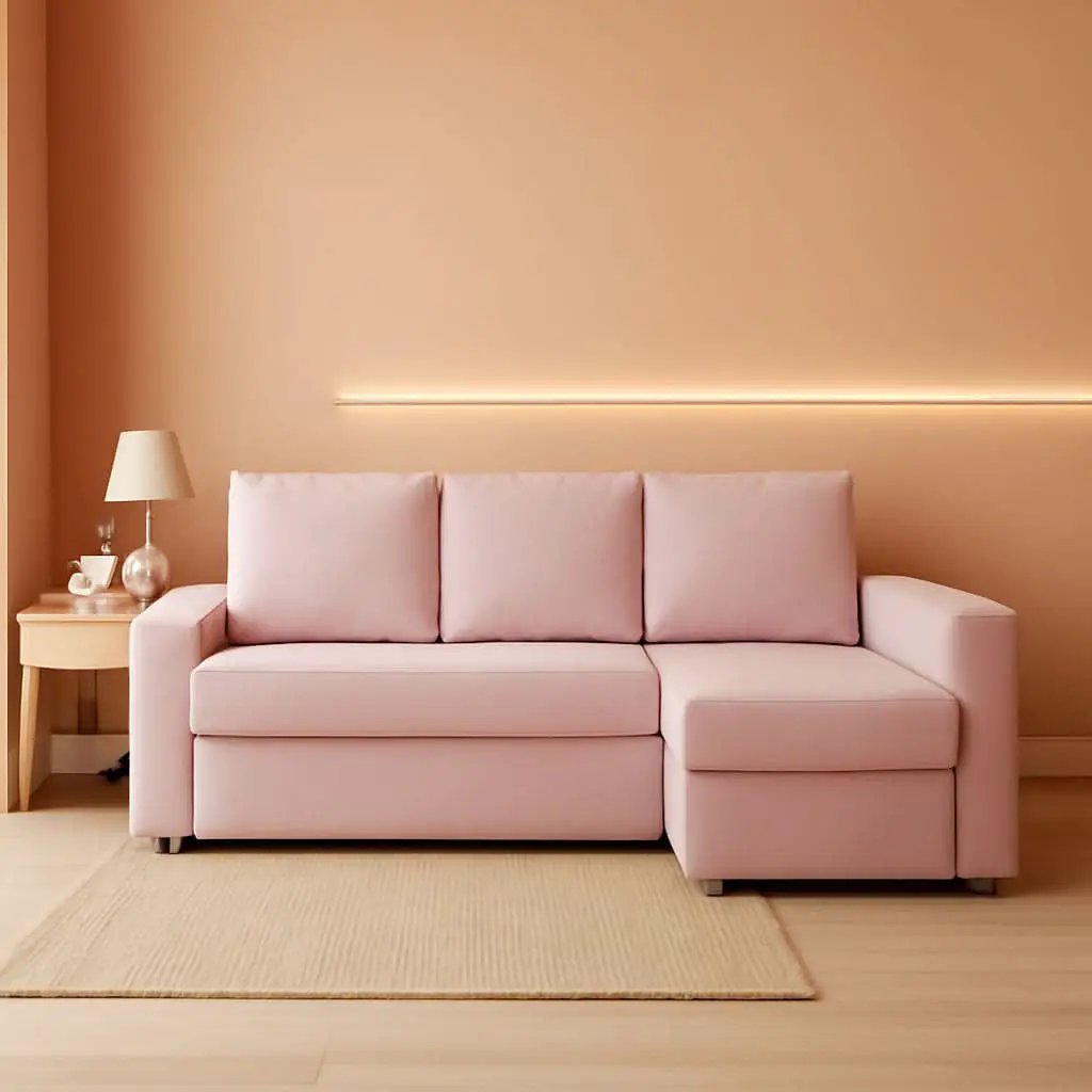 Friheten Slipcover Pink Snug Fit For Ikea Friheten Chaise from PriceLows™