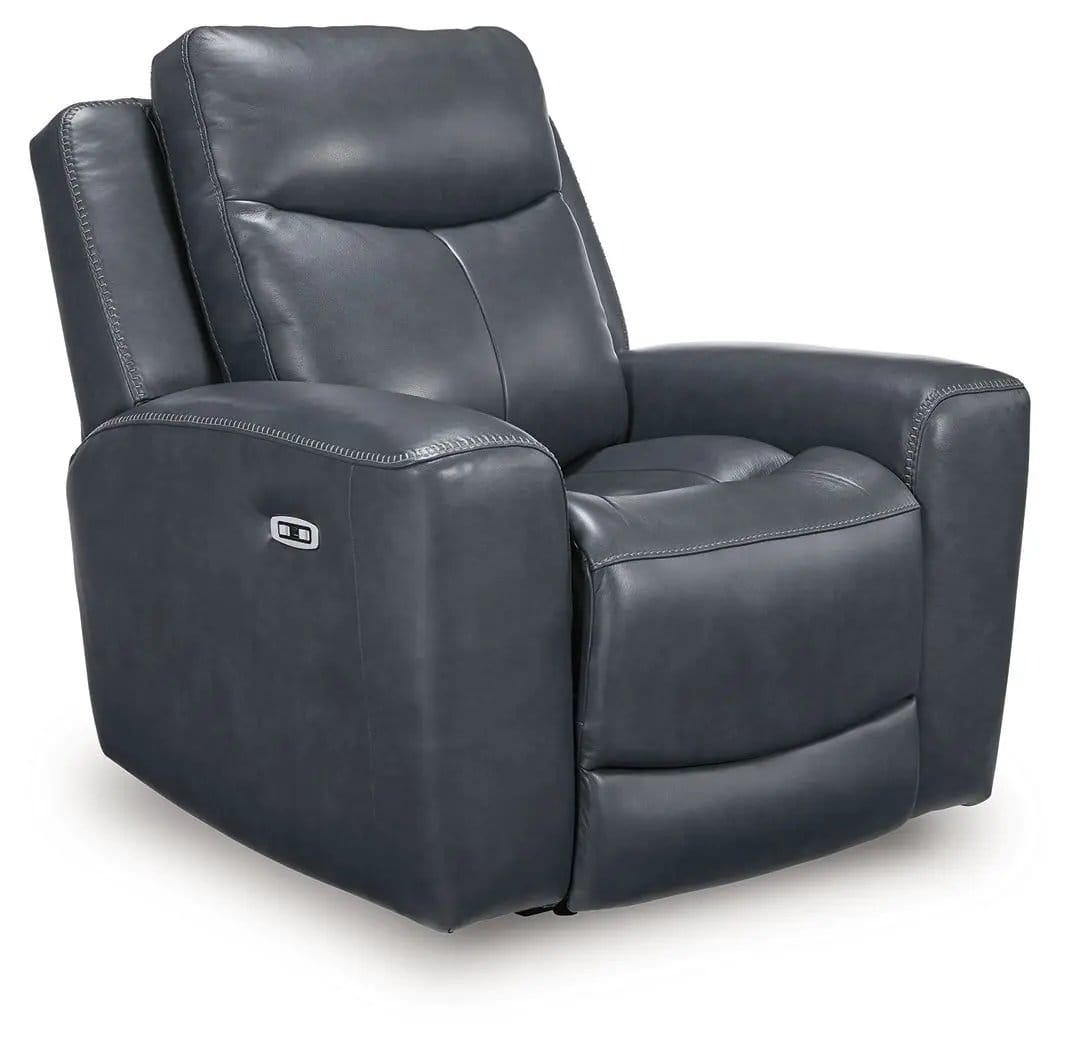 Bexhurst Power Recliner With Adjustable Headrest Reclining Chair | 2 Pieces | Faux Leather | Living Room