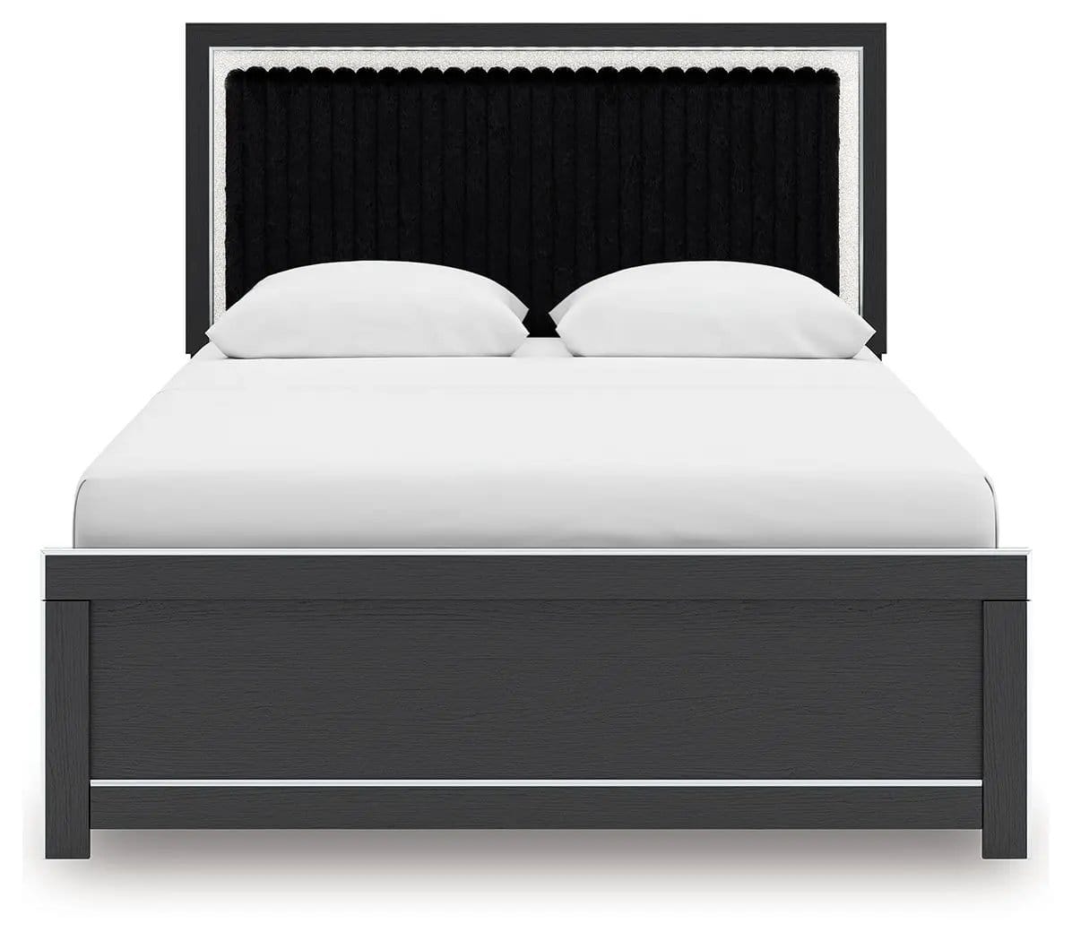 Zuraleus Upholstered Panel Platform Bed With Roll Slats | 4 Pieces | Bedroom Furniture | Bedroom