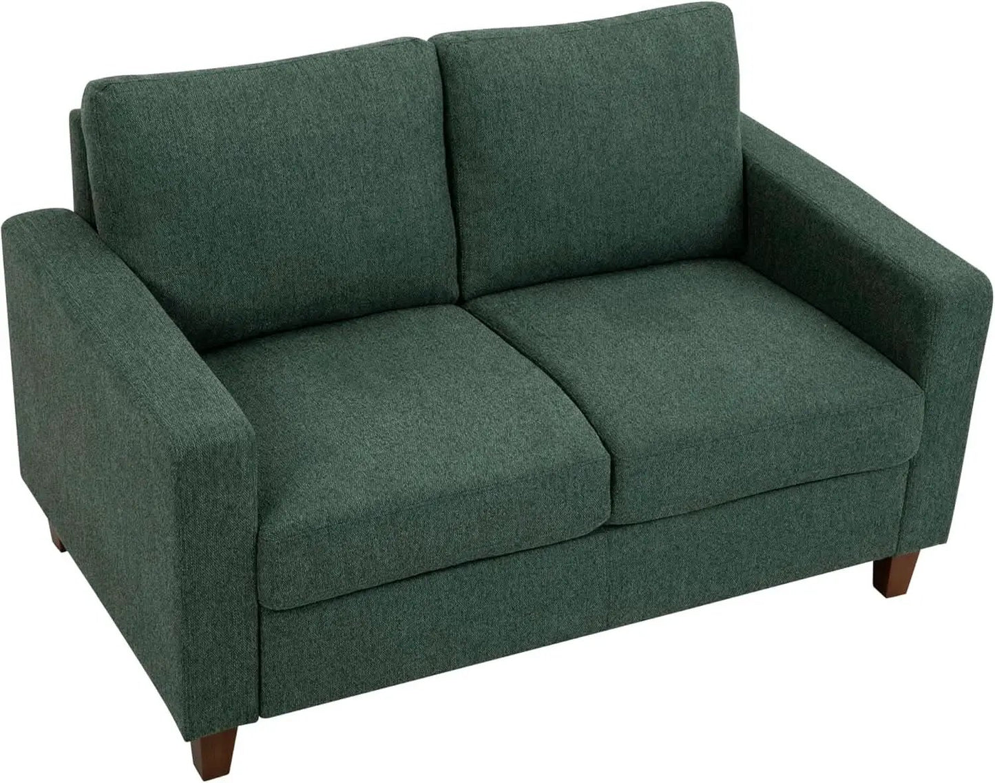 Green Mid Century Modern Couch and Loveseat Set for Small Spaces from PriceLows™