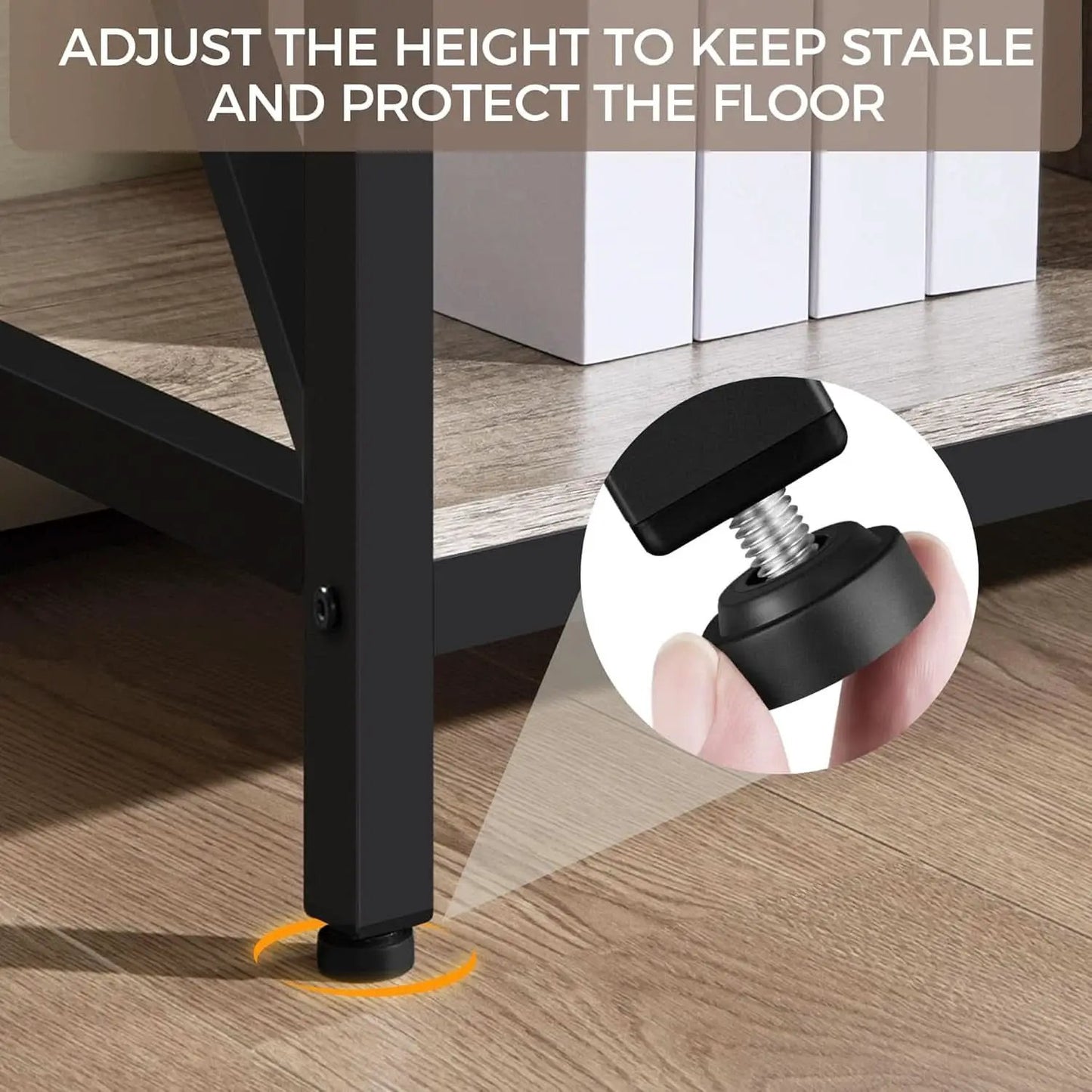 Gray TV Stand for 65 Inch TVs with Storage Console from PriceLows™