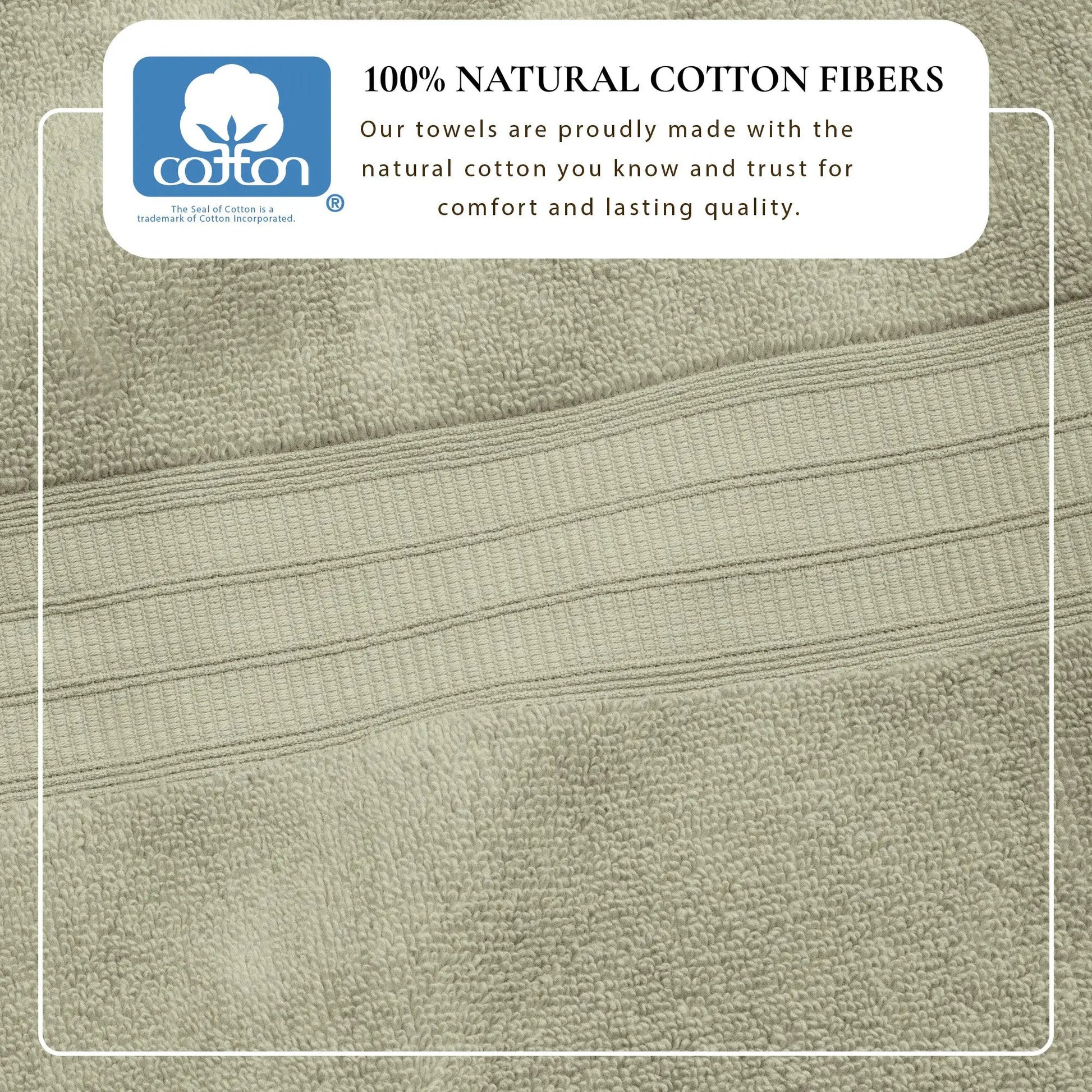 100% Cotton Premium Bath Towel Set - Chiara Collection from PriceLows™