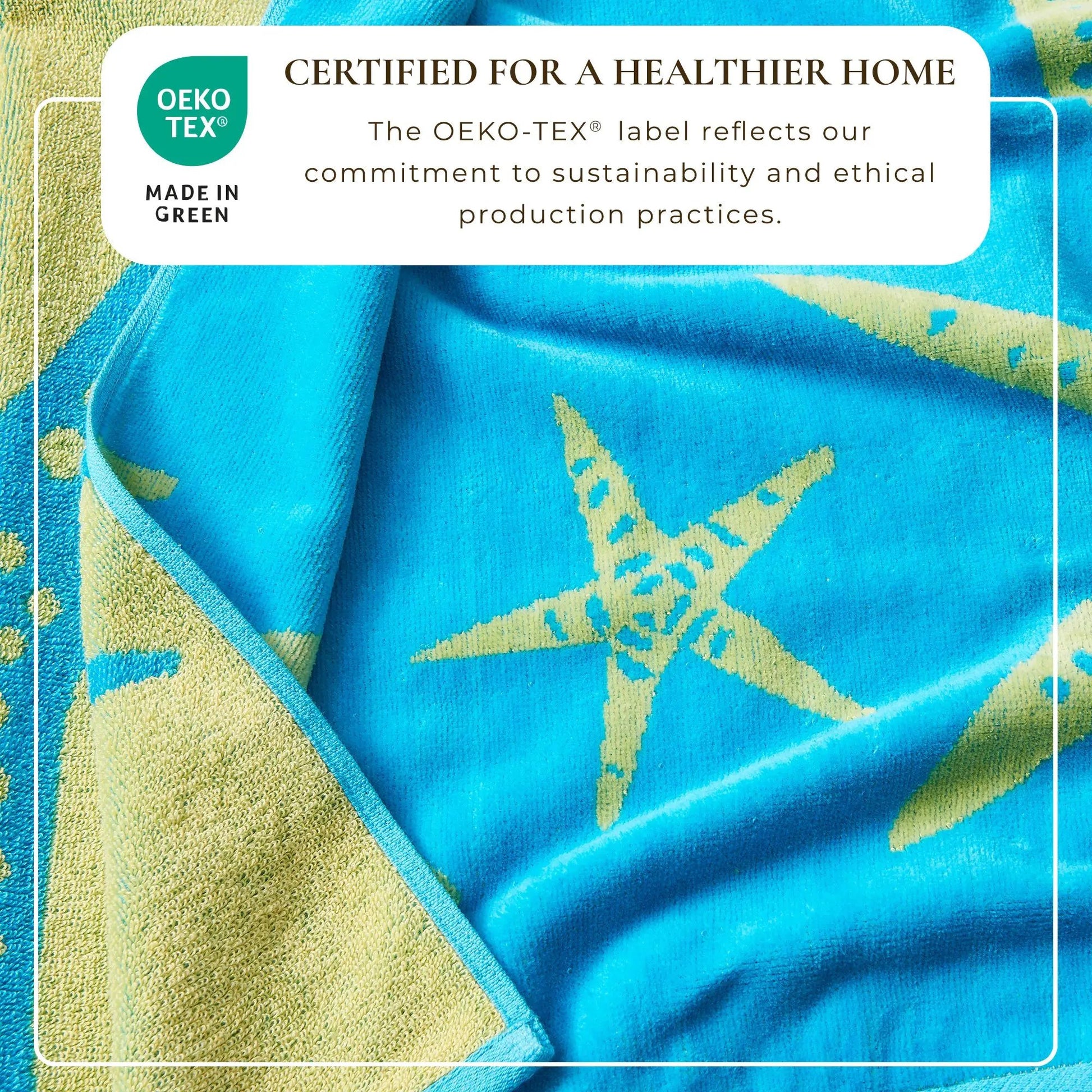Cotton Velour Beach Towel - Maui Collection from PriceLows™