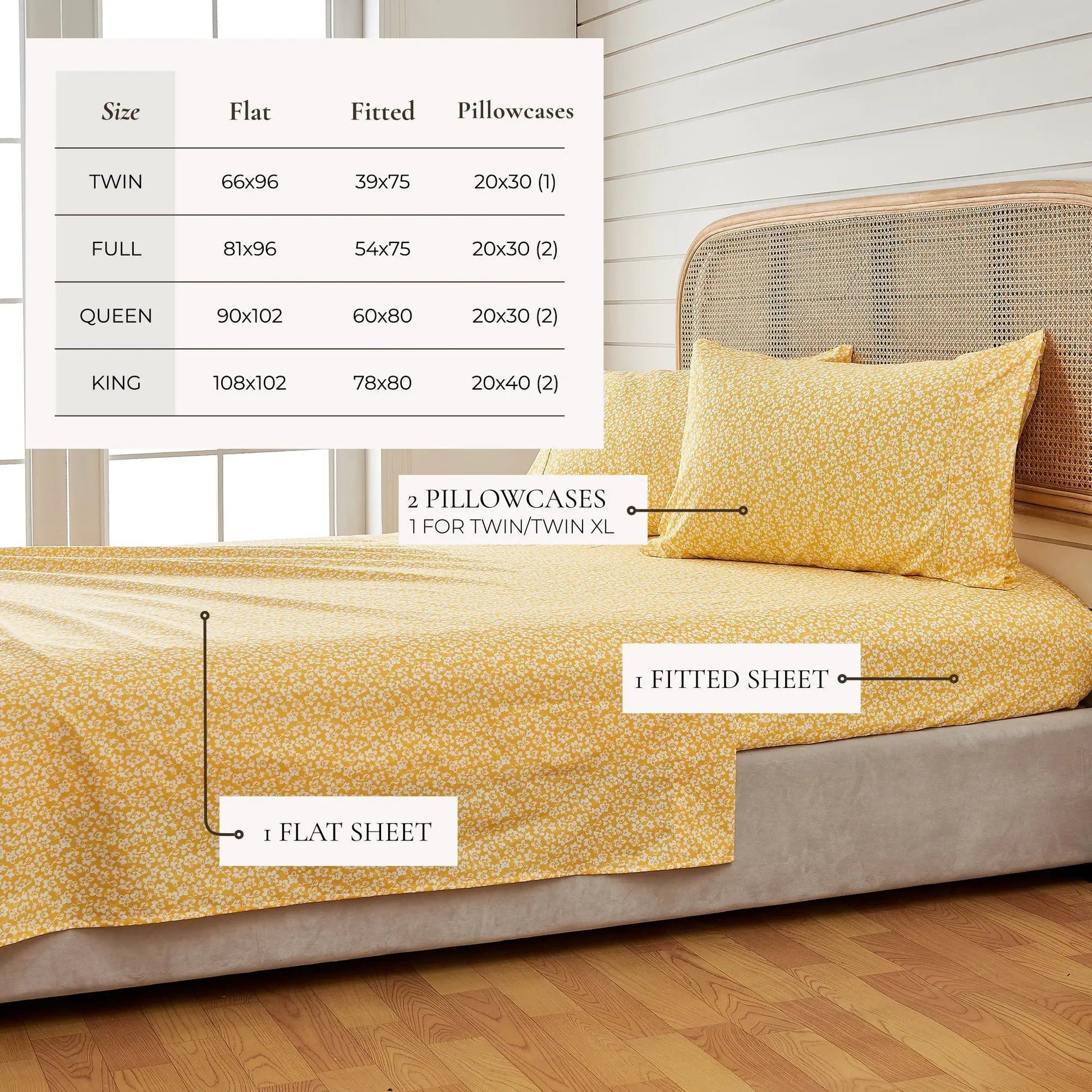 Watercolor Floral Sheet Set - Delia Collection from PriceLows™