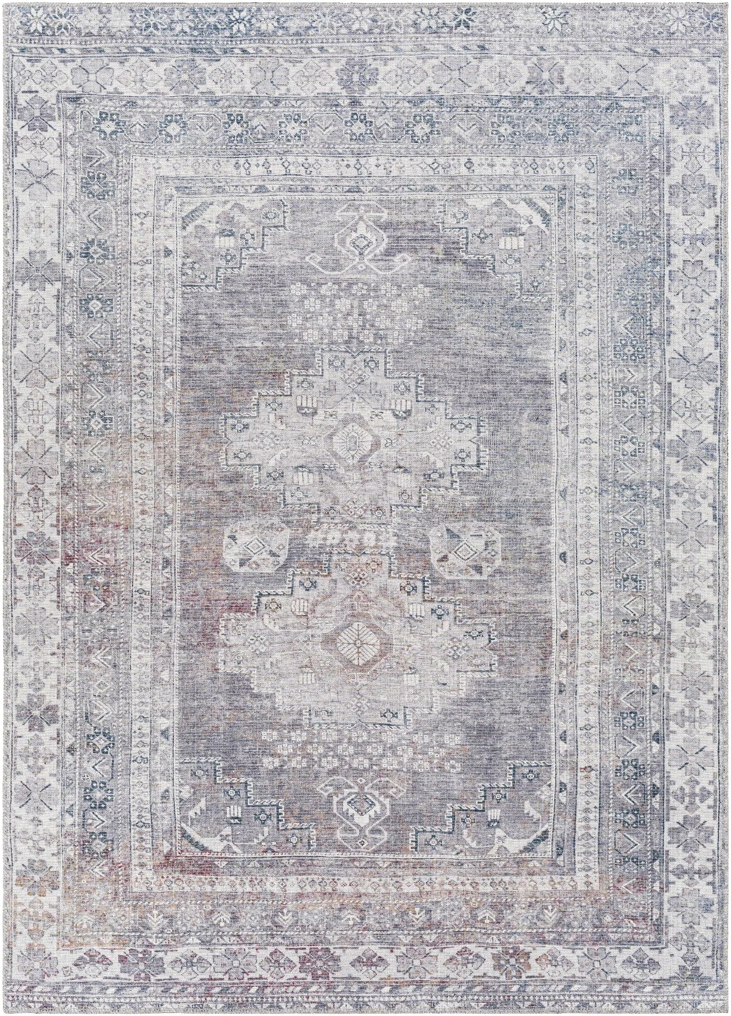 Baltinglass Brown Washable Area Rug from PriceLows™