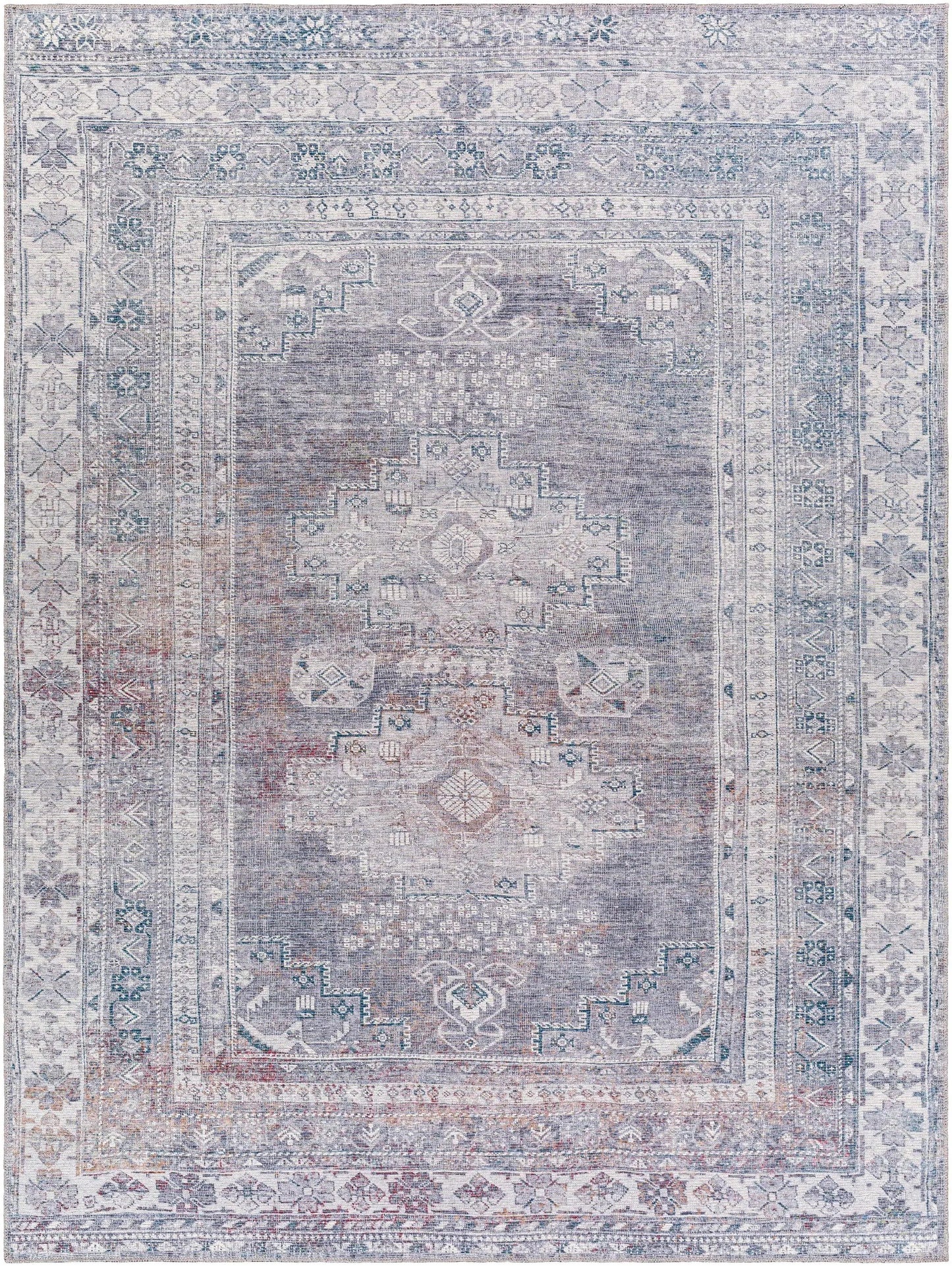 Baltinglass Brown Washable Area Rug from PriceLows™