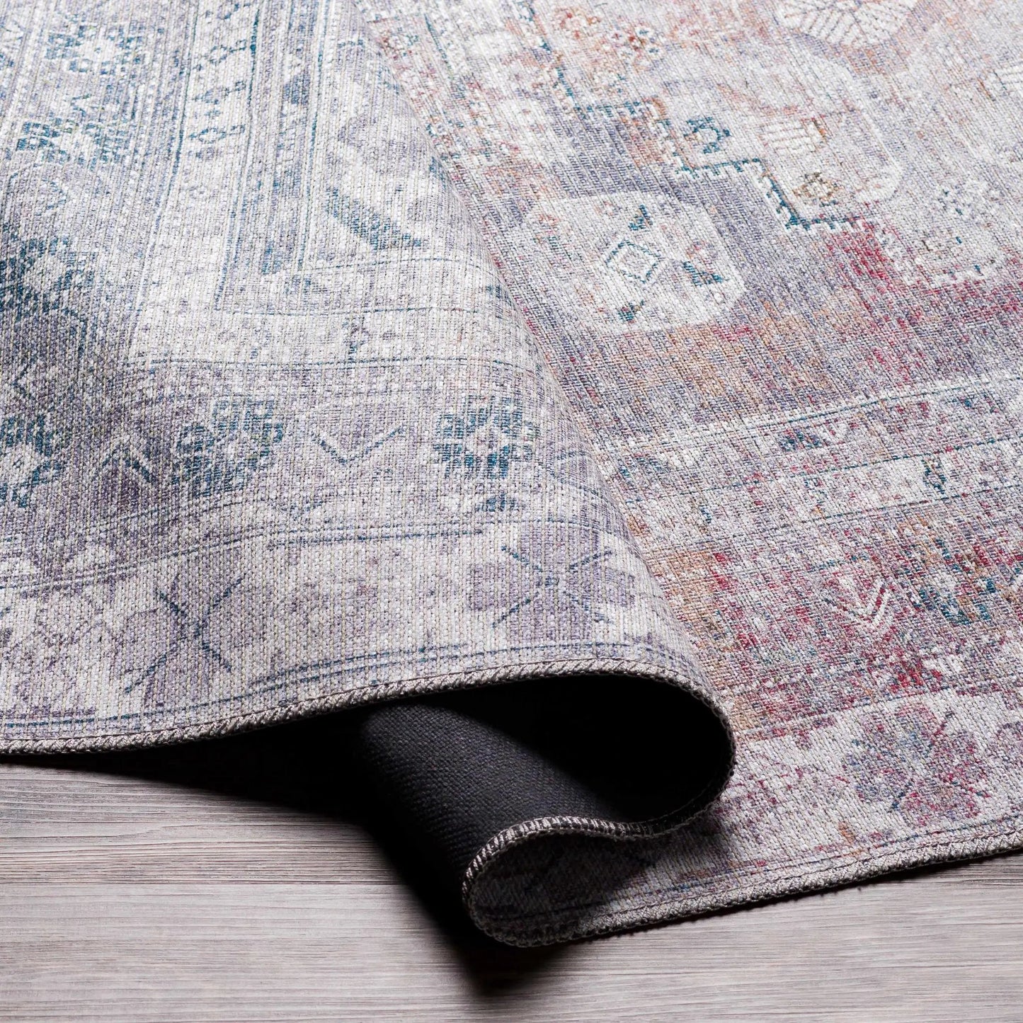 Baltinglass Brown Washable Area Rug from PriceLows™