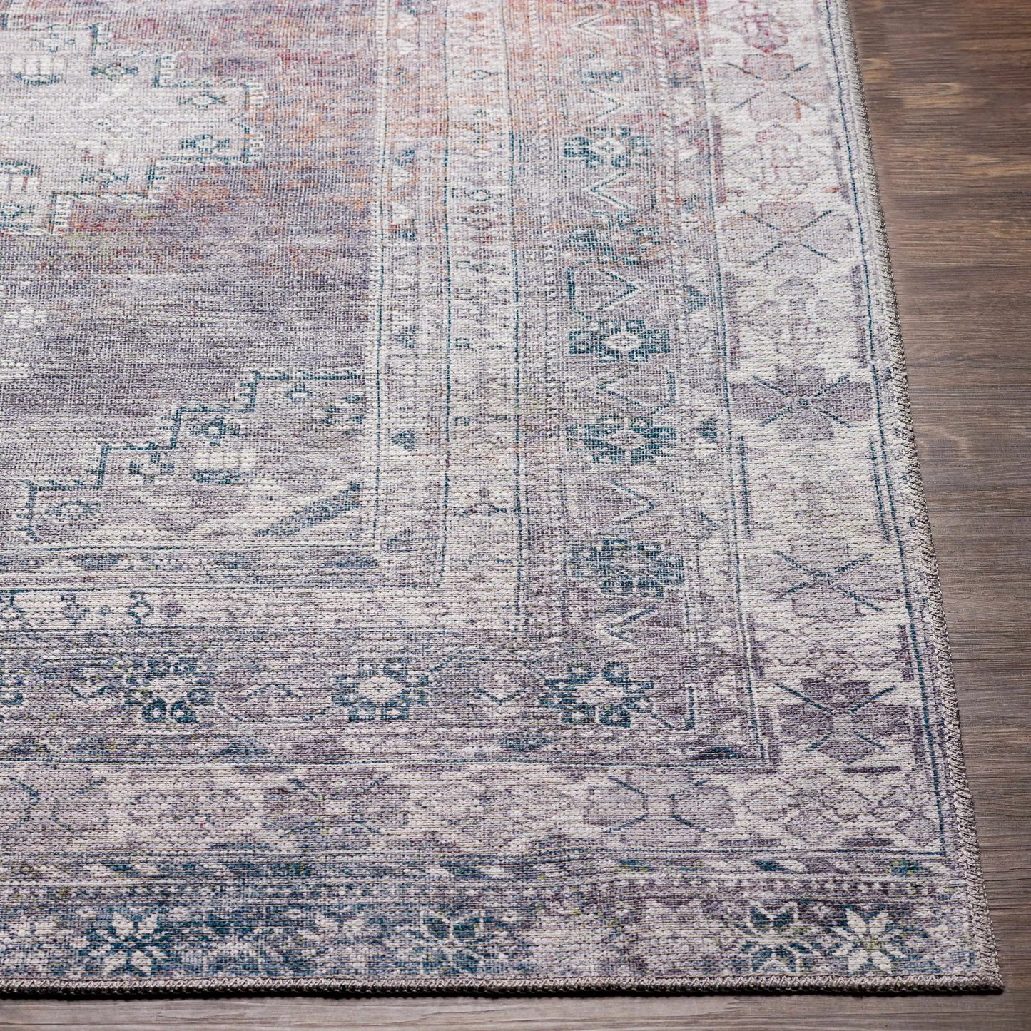 Baltinglass Brown Washable Area Rug from PriceLows™