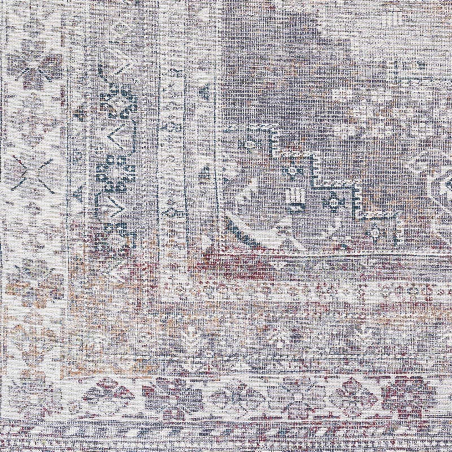 Baltinglass Brown Washable Area Rug from PriceLows™