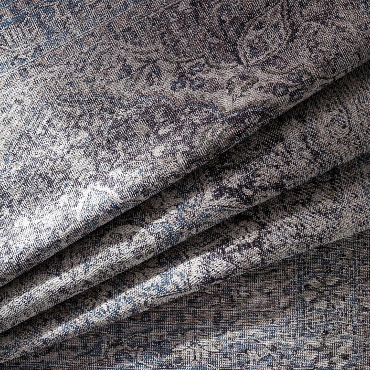 Tavas Blue Medallion Washable Rug from PriceLows™