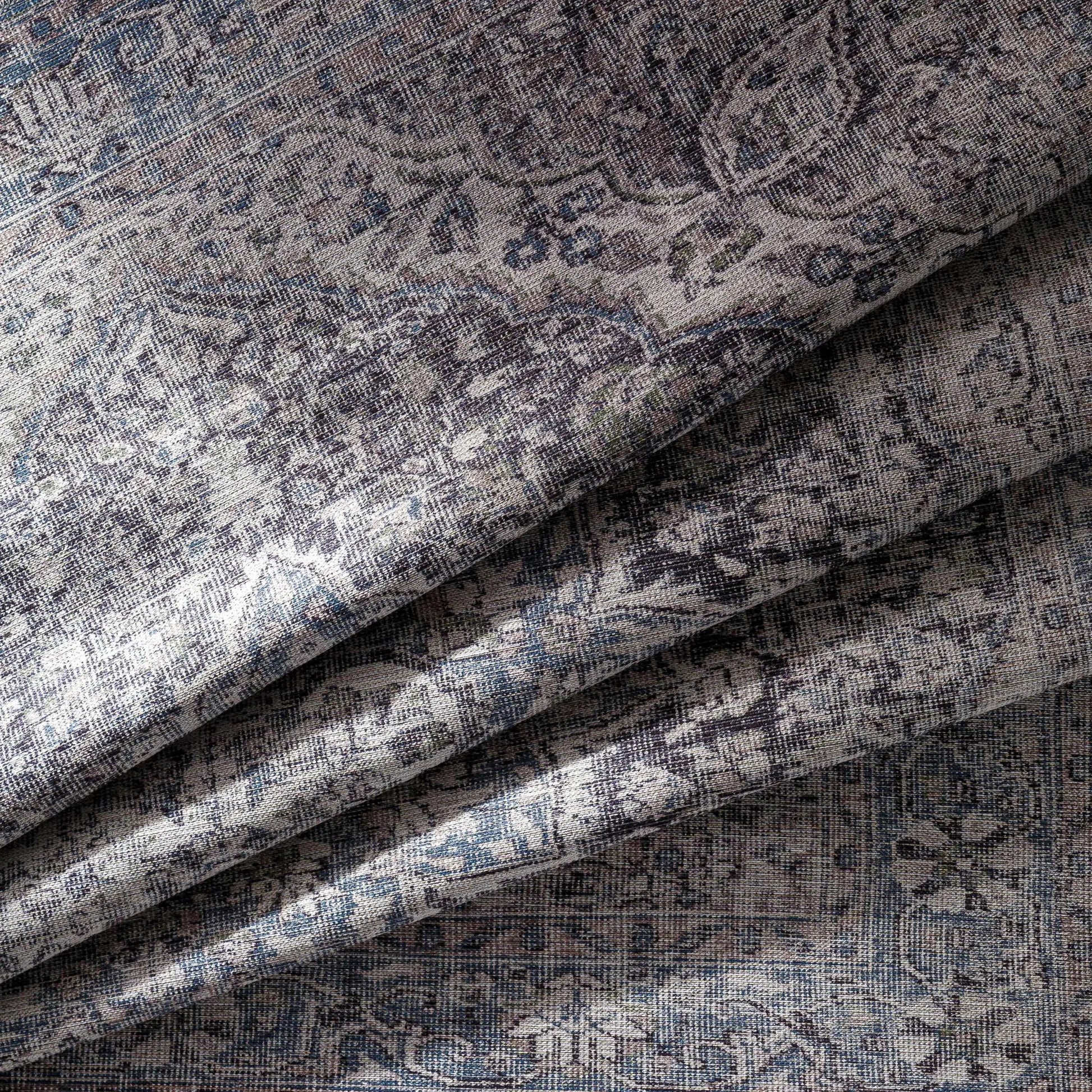 Tavas Blue Medallion Washable Rug from PriceLows™