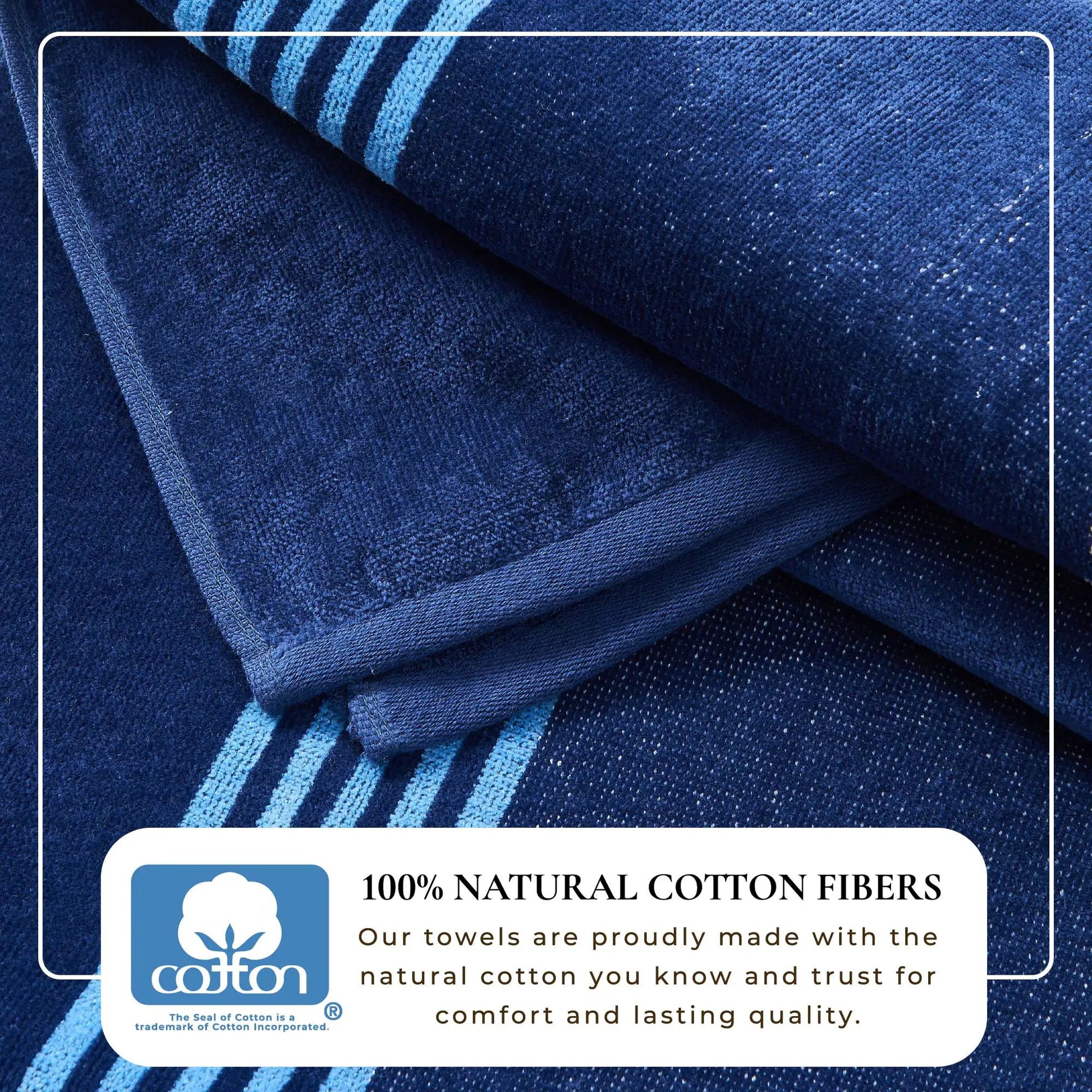 Cotton Velour Beach Towel - Maui Collection from PriceLows™