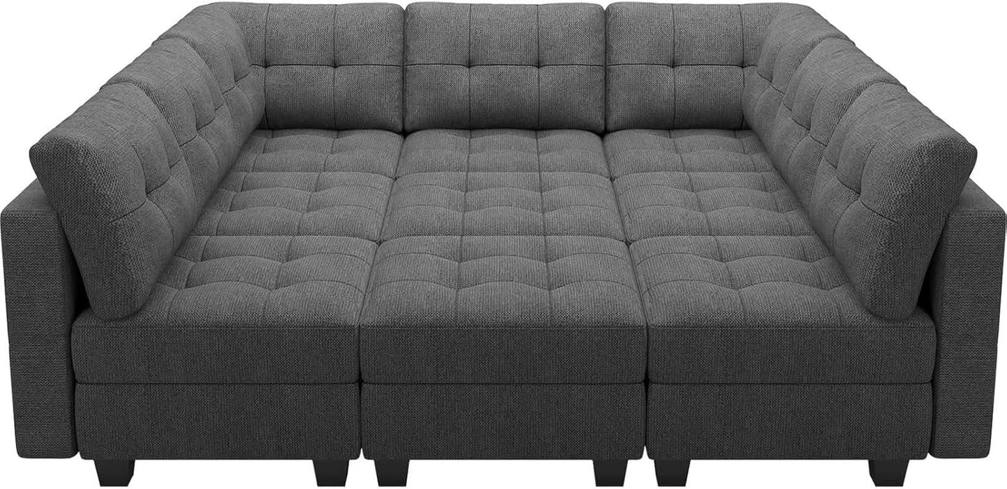 Comfortable Modular Sleeper Sofa Couch with Storage Solution from PriceLows™