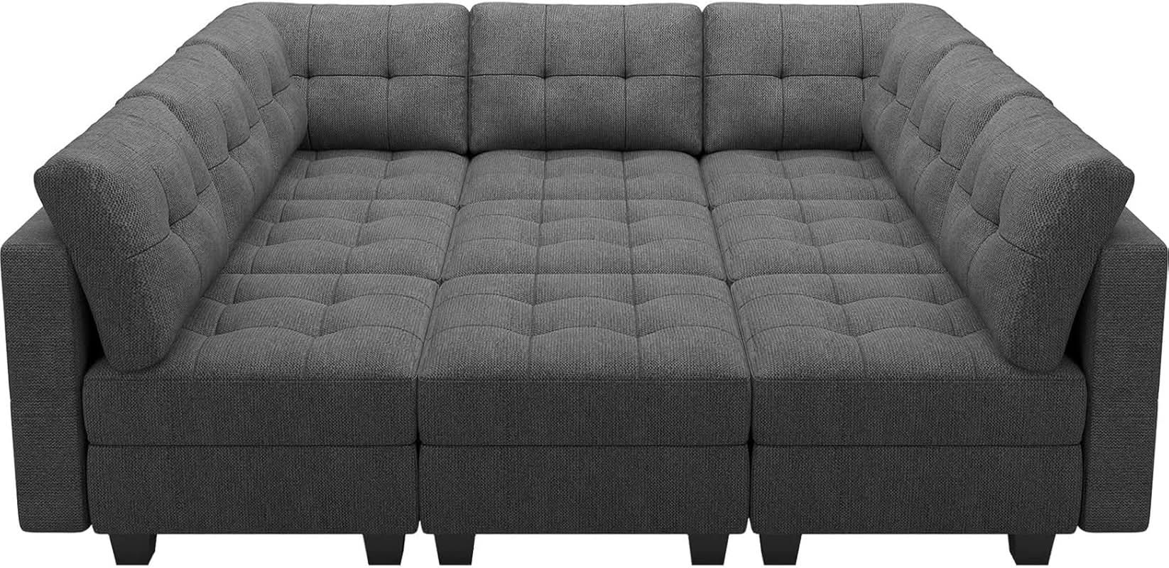 Comfortable Modular Sleeper Sofa Couch with Storage Solution from PriceLows™