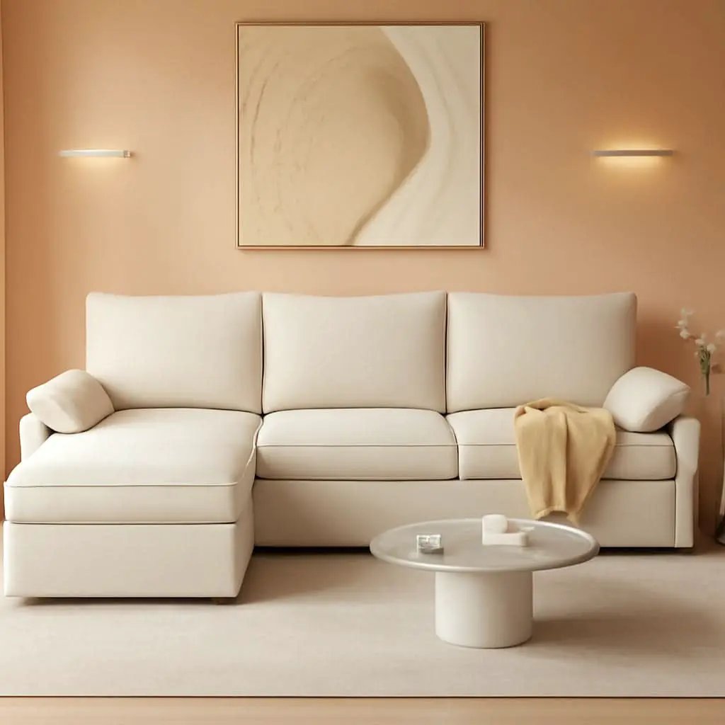Comfy 108 Inch Modular Sectional Sofa With Ottoman from PriceLows™