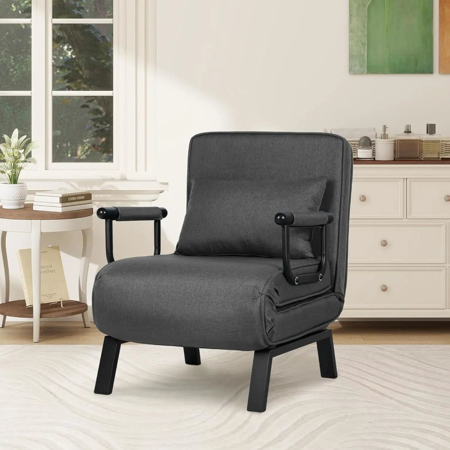 Comfy Convertible Sleep Chair Bed with Adjustable Backrest from PriceLows™