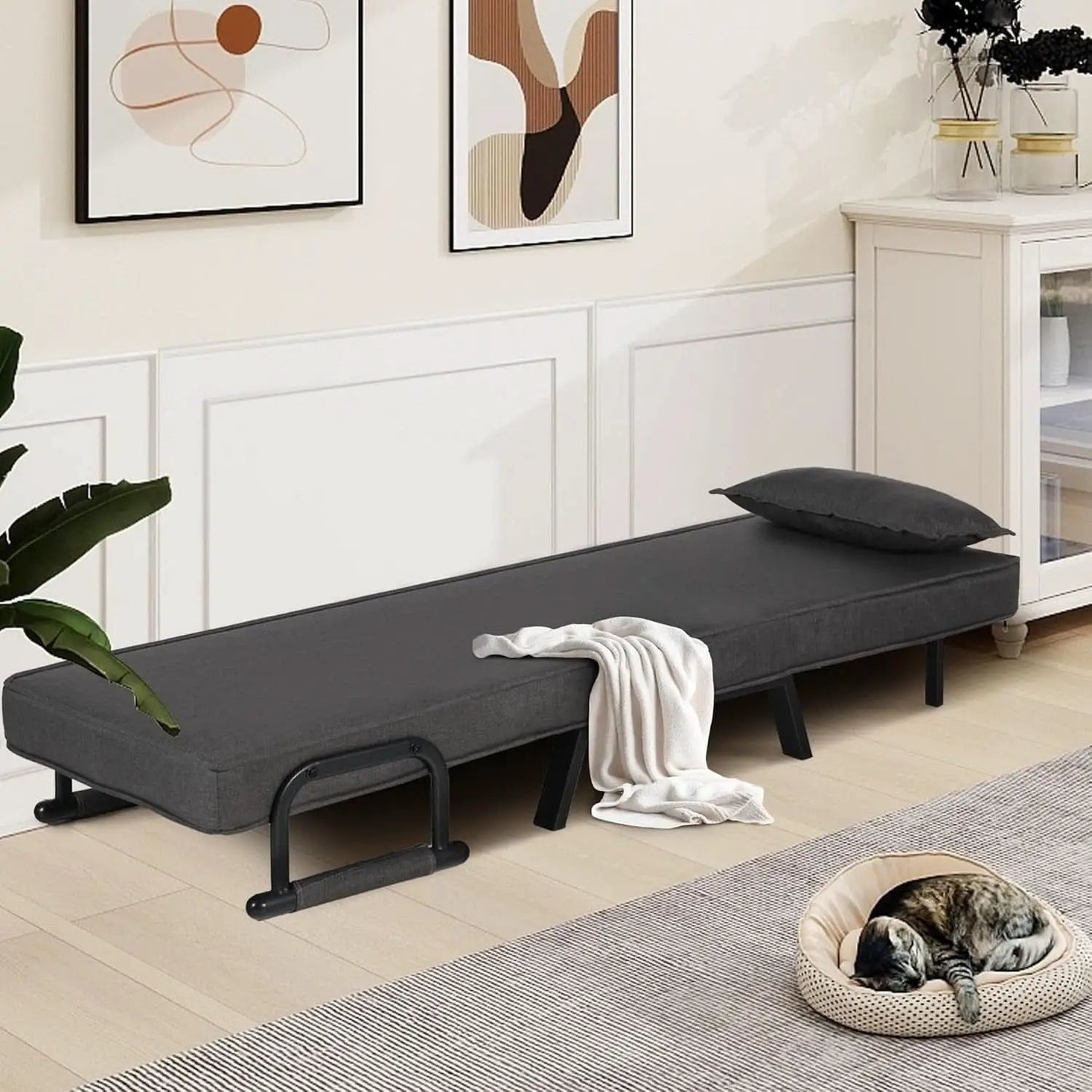 Comfy Convertible Sleep Chair Bed with Adjustable Backrest from PriceLows™