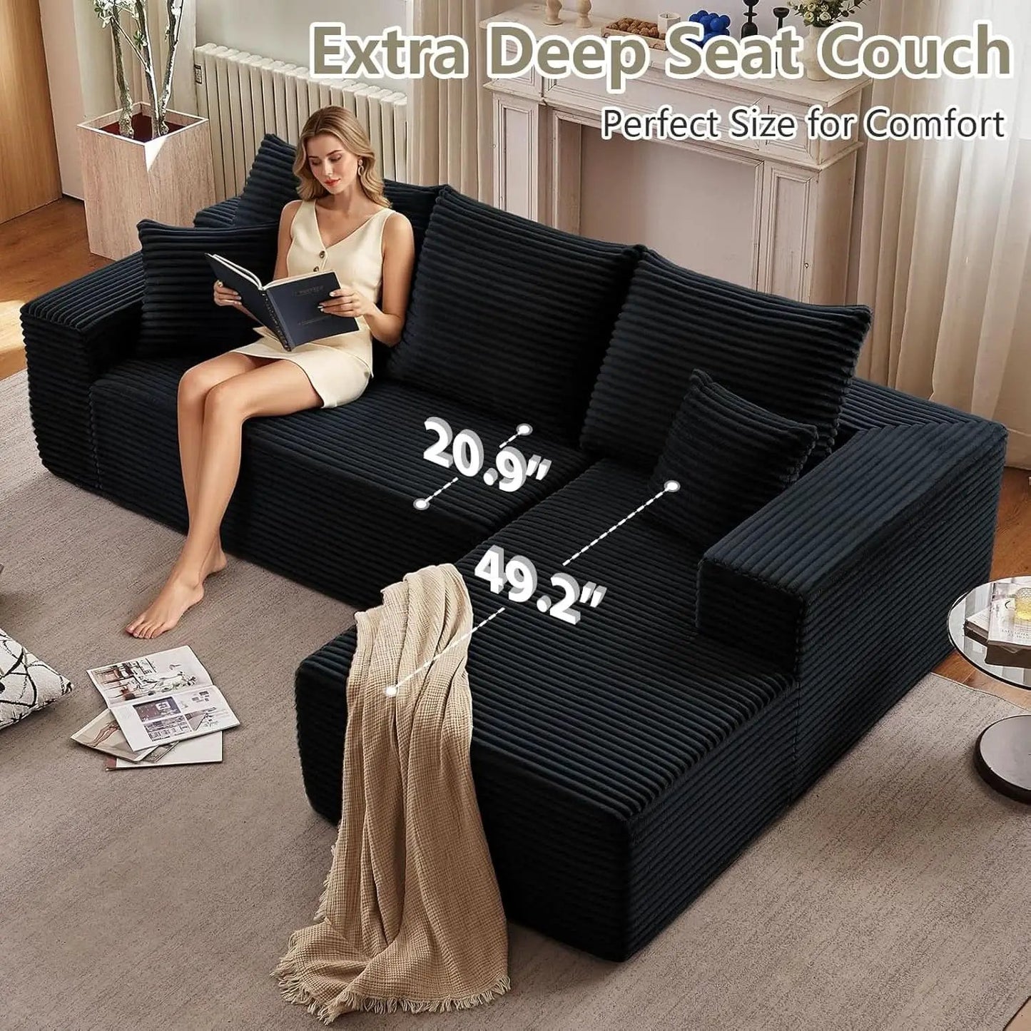 Comfy Modular Sectional Sofa With Chaise Lounge Design from PriceLows™