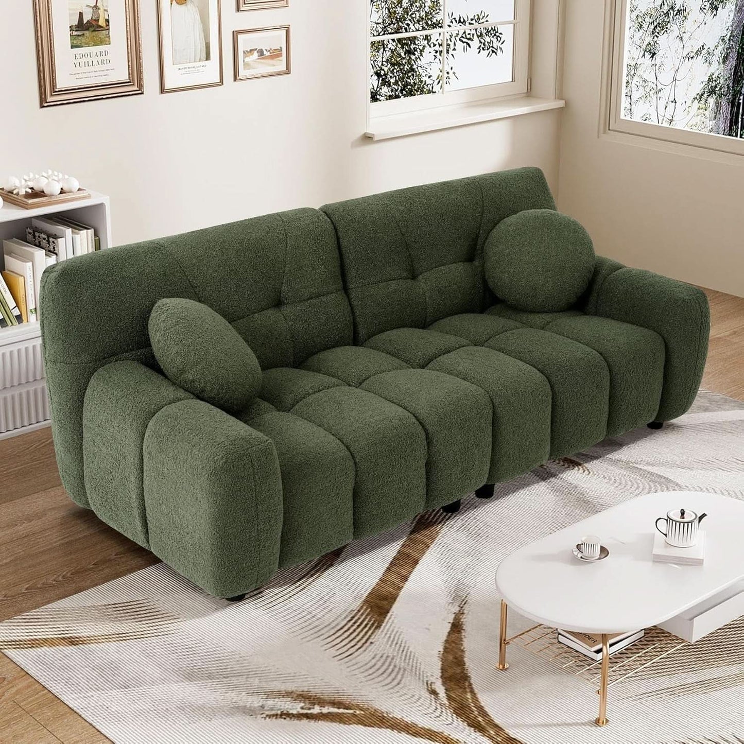 Comfy Oversized Boucle Cloud Sofa With Elegant Design from PriceLows™