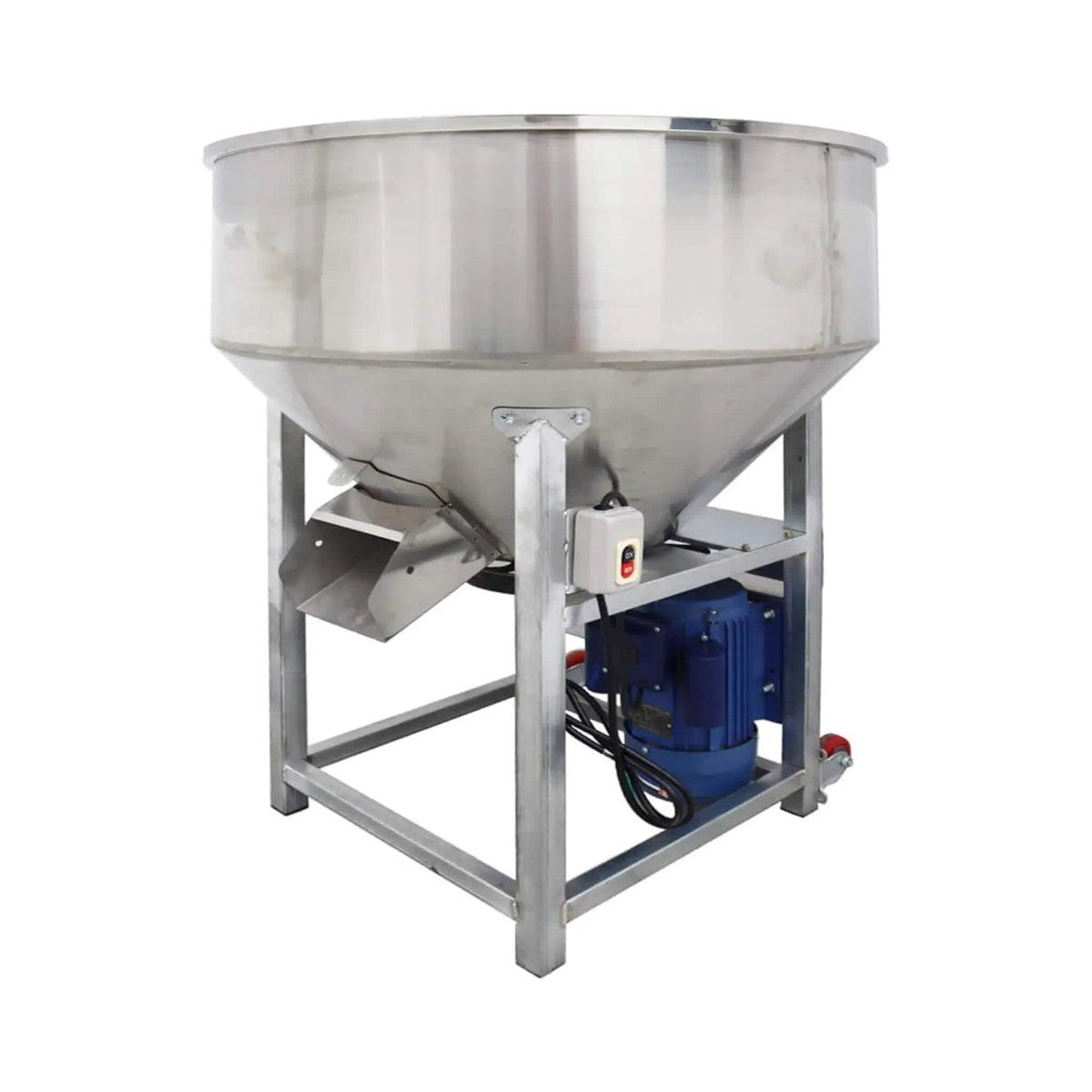 Commercial 110V 4KW Stainless Steel Vertical Feed Mixer Blender | 4 kW | 110 Volt | Commercial Dough Mixer