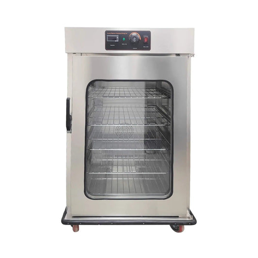 Commercial 220V 5-Layer Food Heating Cabinet With Glass Door | 220 Volt | Tempered Glass | Food Warmer