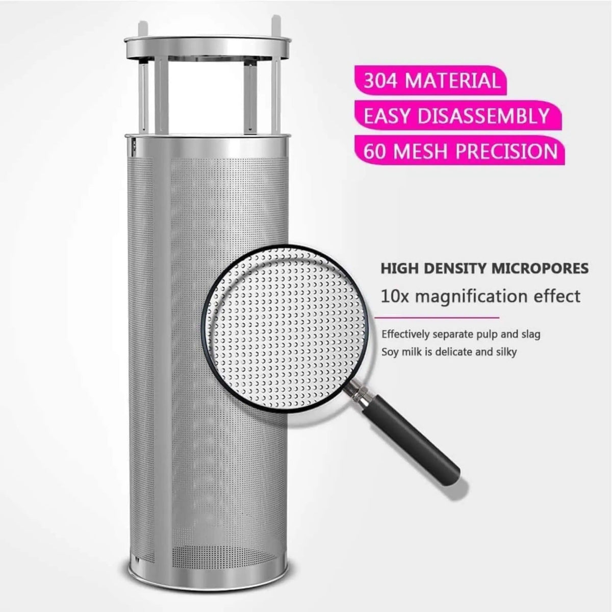 Commercial Electric Soy Milk Machine With Removable Filter And Timer | Soy Milk Maker | Home Use | Home