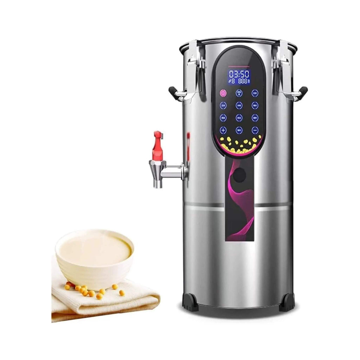 Commercial Electric Soy Milk Machine With Removable Filter And Timer | Soy Milk Maker | Home Use | Home