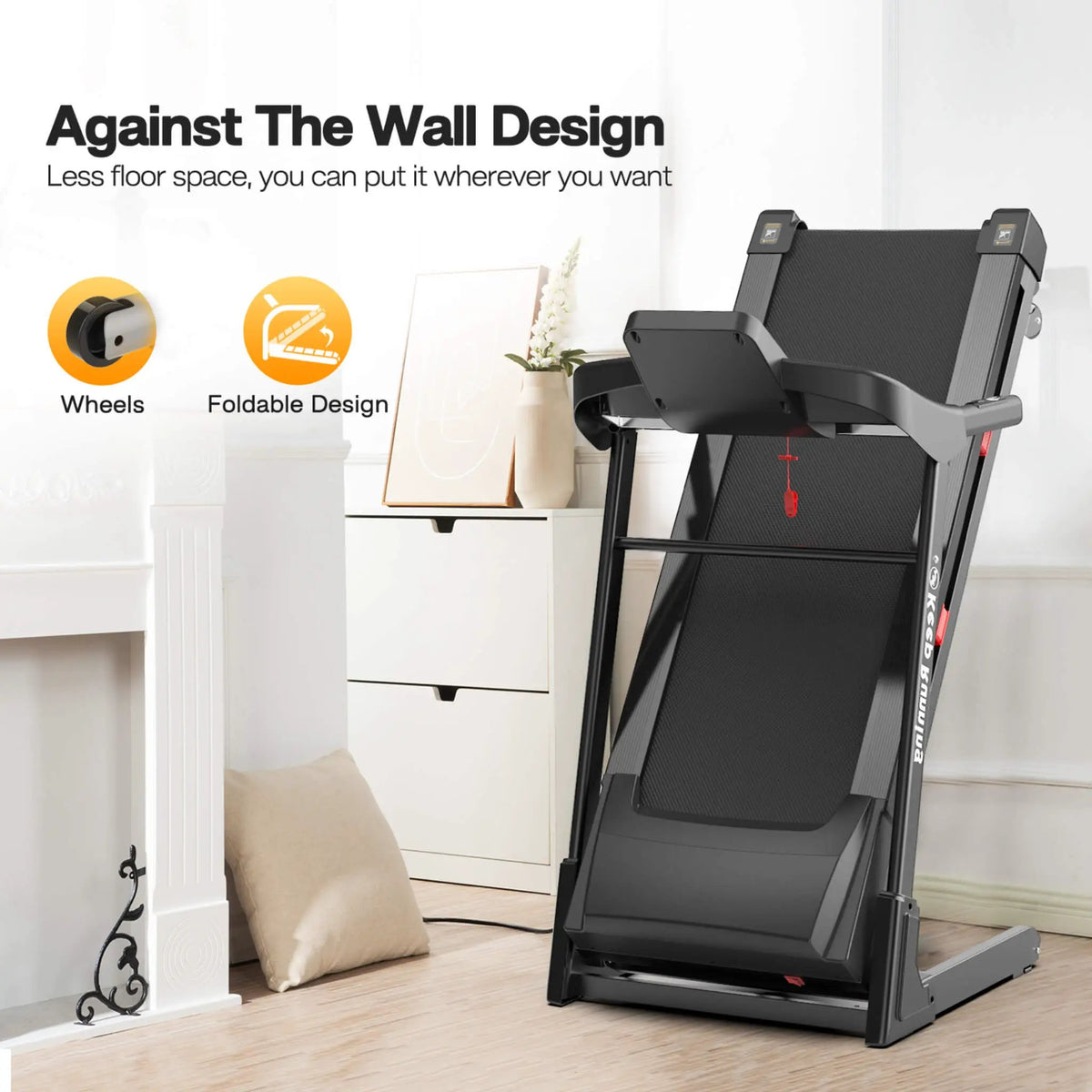 Foldable Electric Treadmill | 3.5HP Motor | Bluetooth LCD Display | 12 Preset Programs