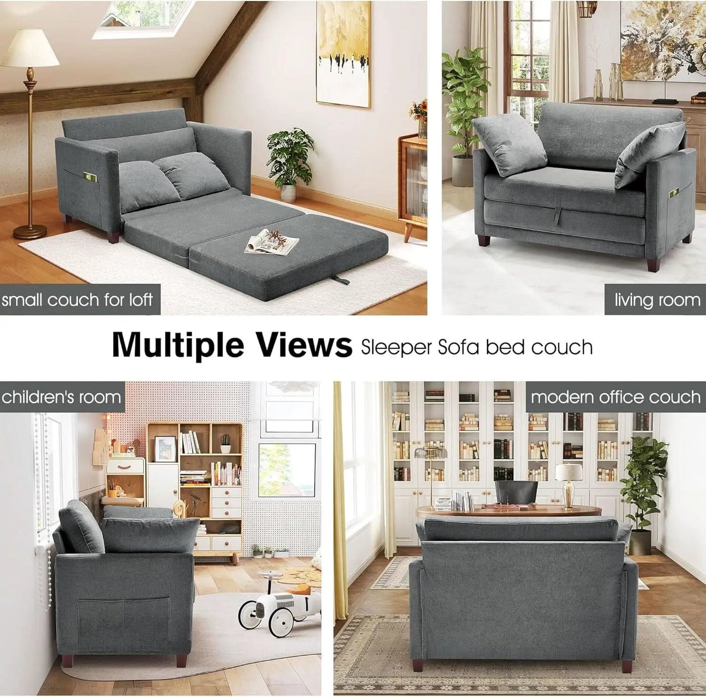 Convertible Loveseat Sleeper Sofa Bed for Small Spaces from PriceLows™