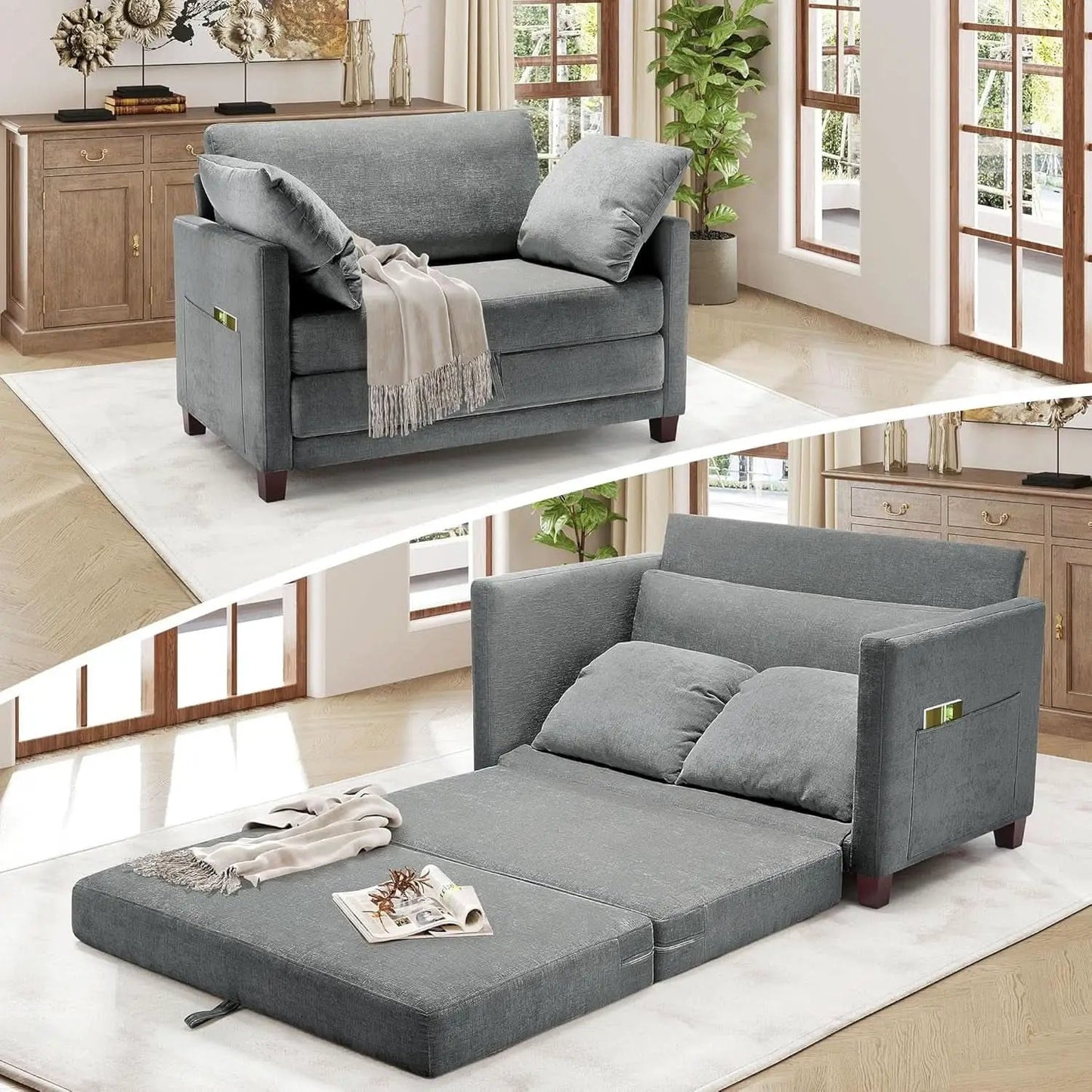 Convertible Loveseat Sleeper Sofa Bed for Small Spaces from PriceLows™