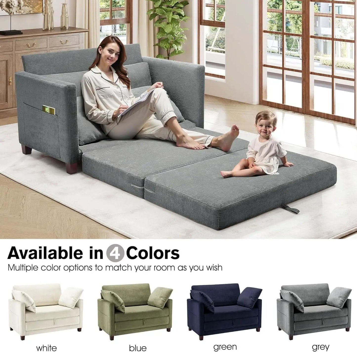 Convertible Loveseat Sleeper Sofa Bed for Small Spaces from PriceLows™