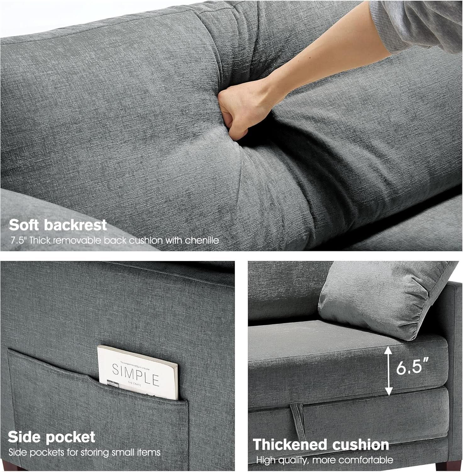 Convertible Loveseat Sleeper Sofa Bed for Small Spaces from PriceLows™