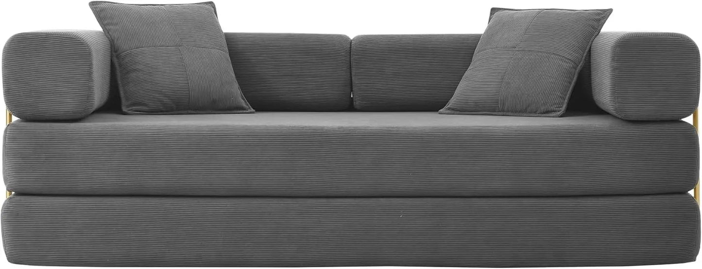 Convertible Sofa Bed with Adjustable Armrests and Comfort from PriceLows™