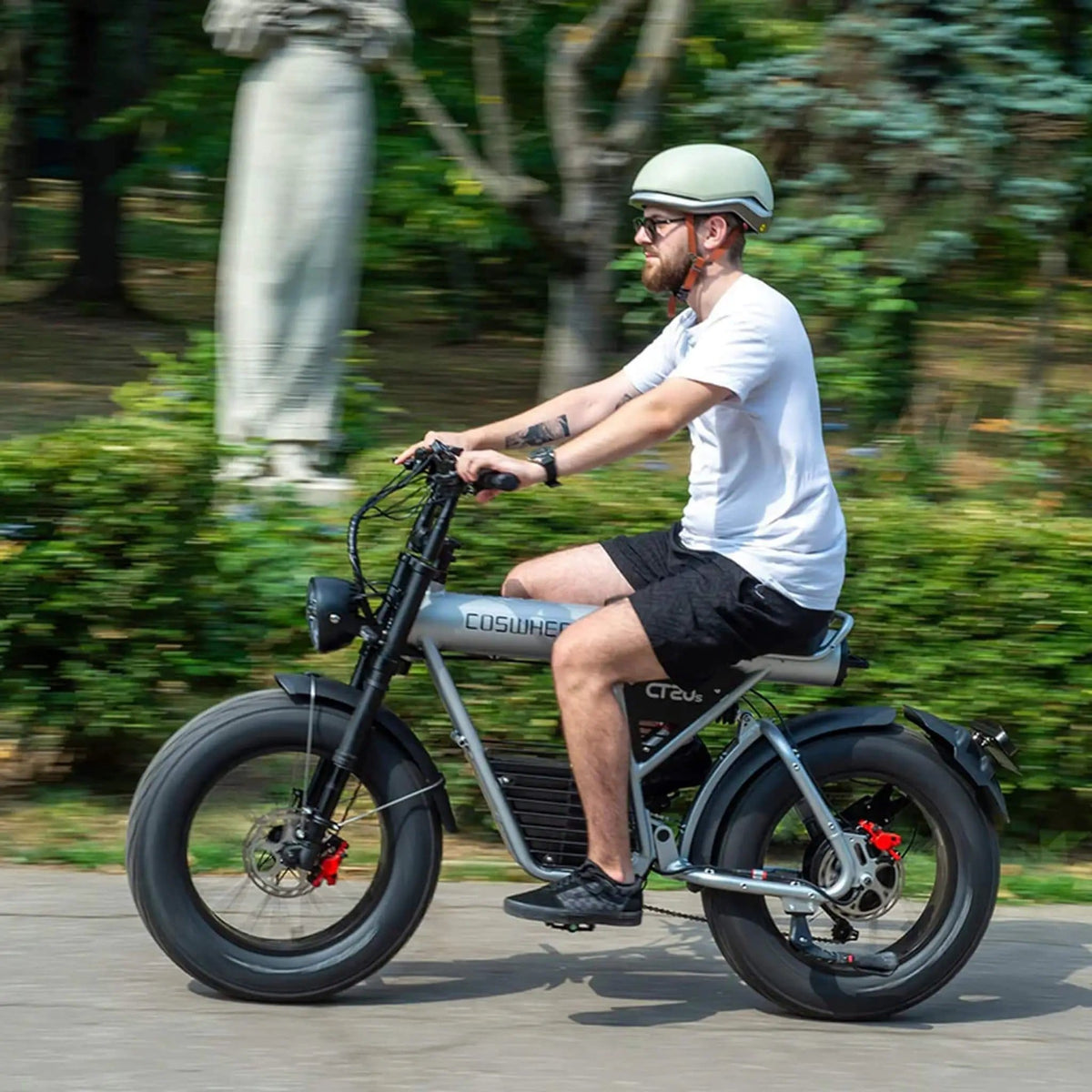 Coswheel CT20S 60V35AH 2000W 7-Speed Full-Suspension Electric Bike | 2000 Watt | Dirt Bike | Home