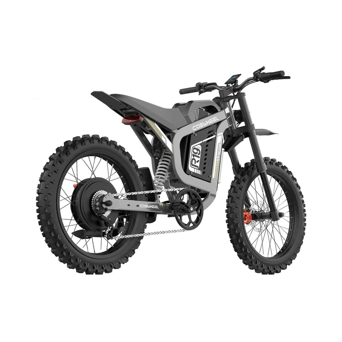Electric Dirt Bike | Coswheel R19 72V 40AH 6000W | Multifunction Display | Removable Battery