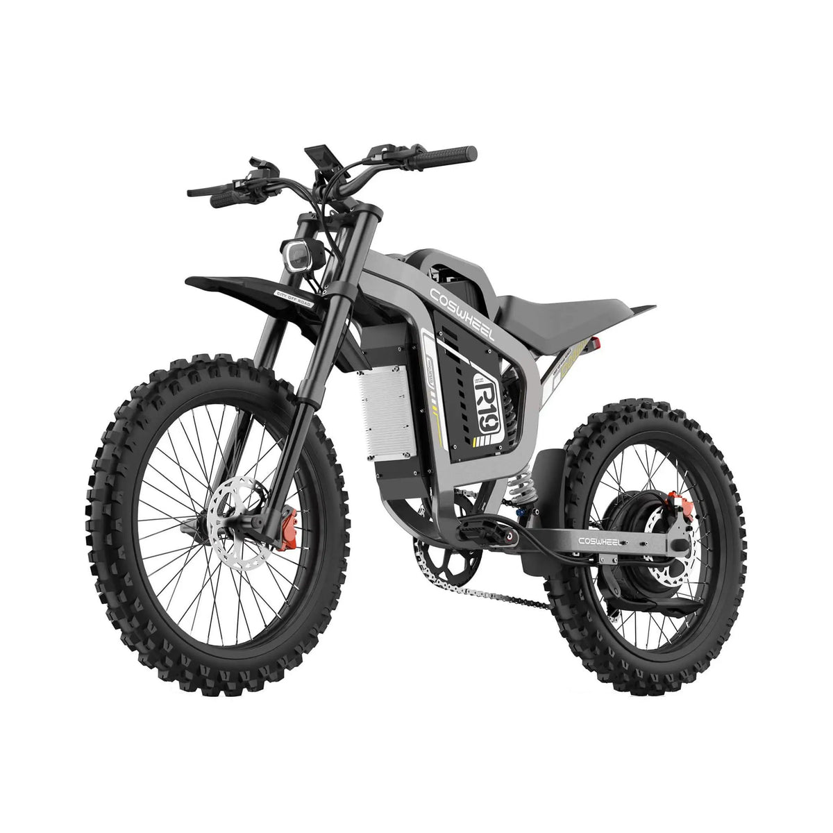 Electric Dirt Bike | Coswheel R19 72V 40AH 6000W | Multifunction Display | Removable Battery
