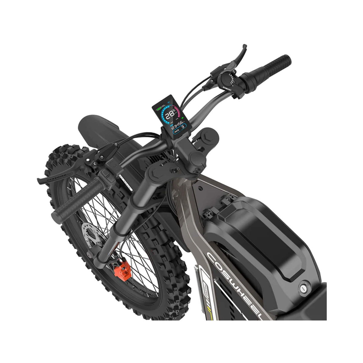 Electric Dirt Bike | Coswheel R19 72V 40AH 6000W | Multifunction Display | Removable Battery
