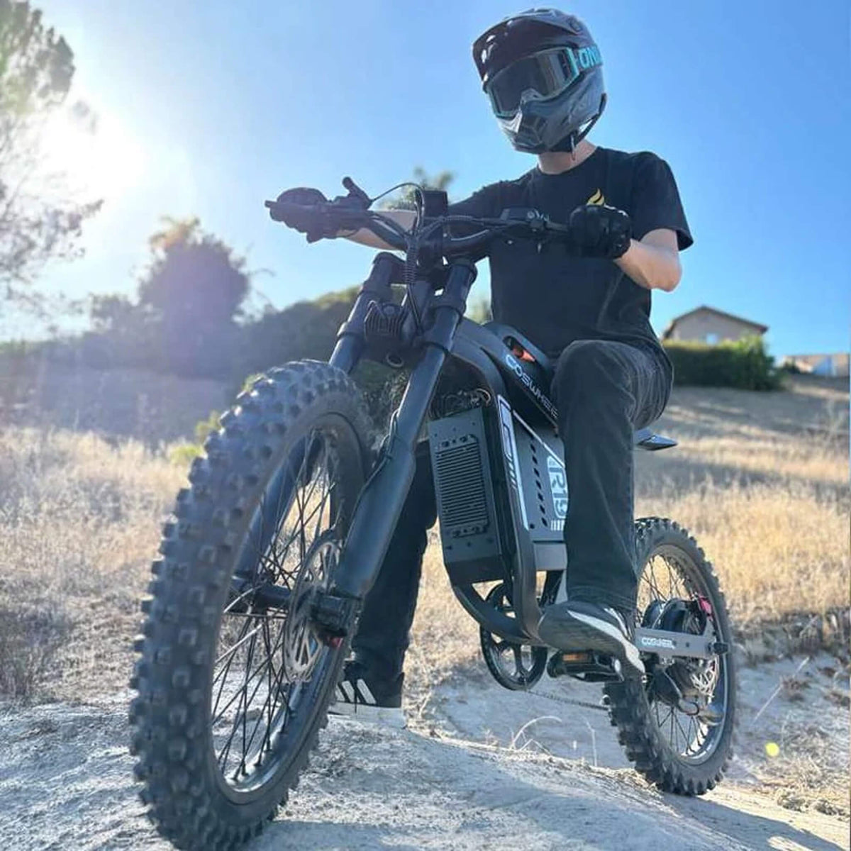 Electric Dirt Bike | Coswheel R19 72V 40AH 6000W | Multifunction Display | Removable Battery