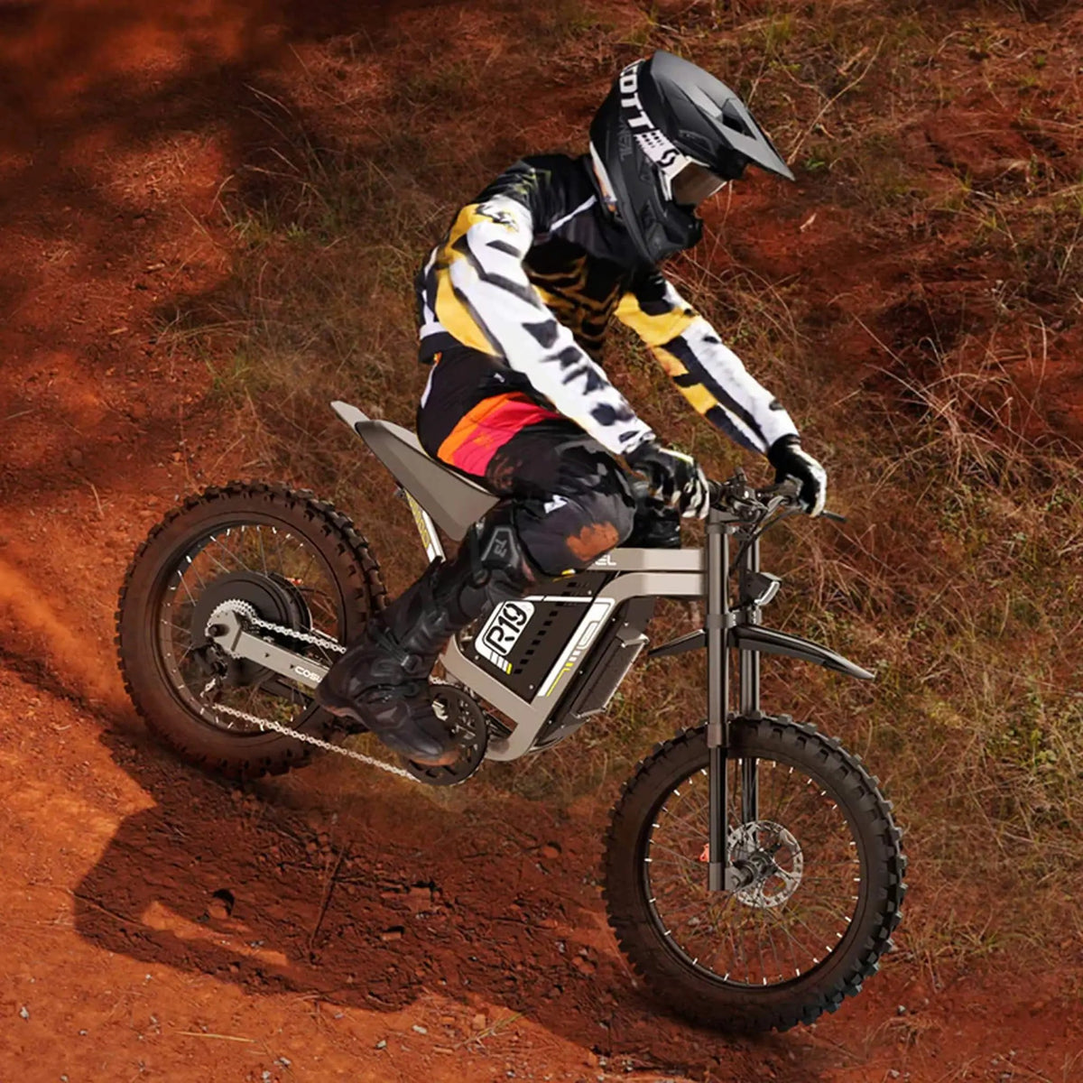 Electric Dirt Bike | Coswheel R19 72V 40AH 6000W | Multifunction Display | Removable Battery