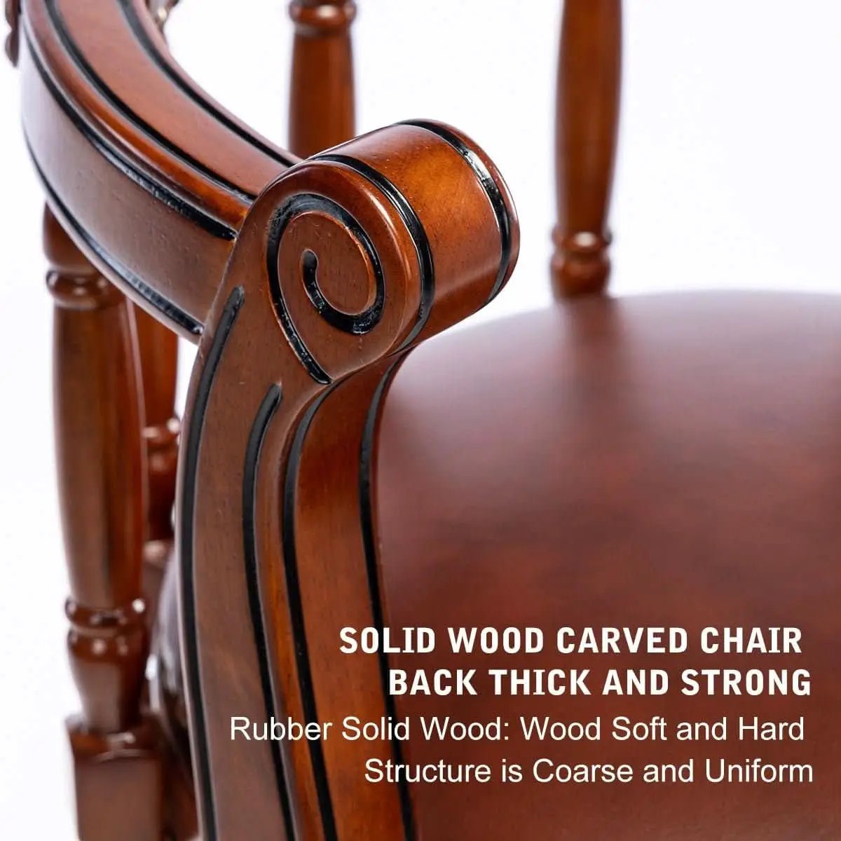 Brown Bar Height Swivel Stool With Back Rest 360 Degree 2 Pack from PriceLows™