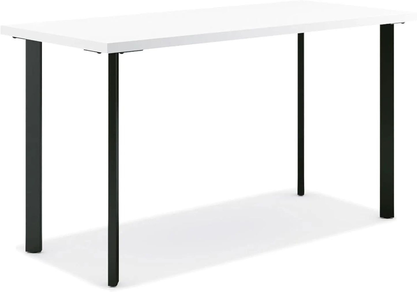 Coze 42 Inch White Top Computer Desk Sturdy Space Saving from PriceLows™