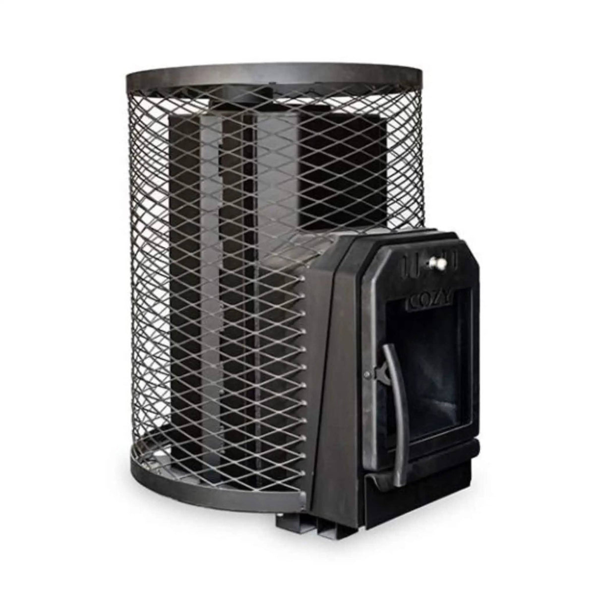 Cozy Heat O Thru-Wall Wood Burning Sauna Stove With Sauna Stones | Wood | Sauna Heater | Outdoor Living