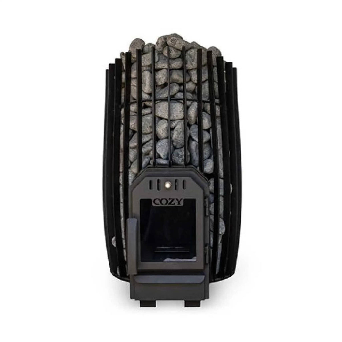 Cozy Heat SW Thru-Wall Wood Burning Sauna Stove With Sauna Stones | Wood | Sauna Heater | Outdoor Living