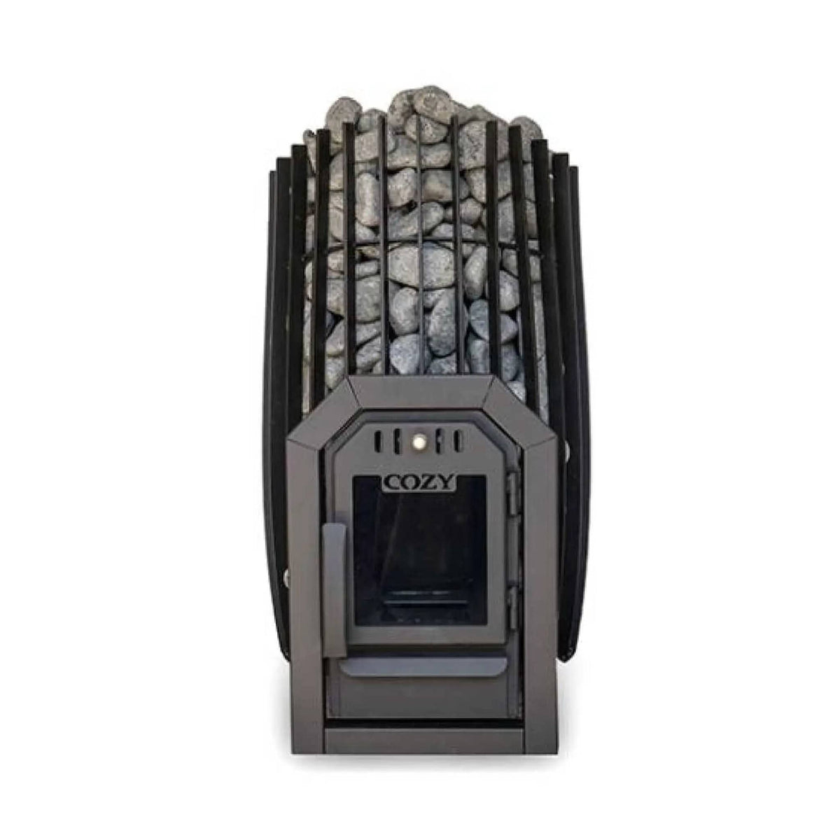 Cozy Heat SW Thru-Wall Wood Burning Sauna Stove With Sauna Stones | Wood | Sauna Heater | Outdoor Living