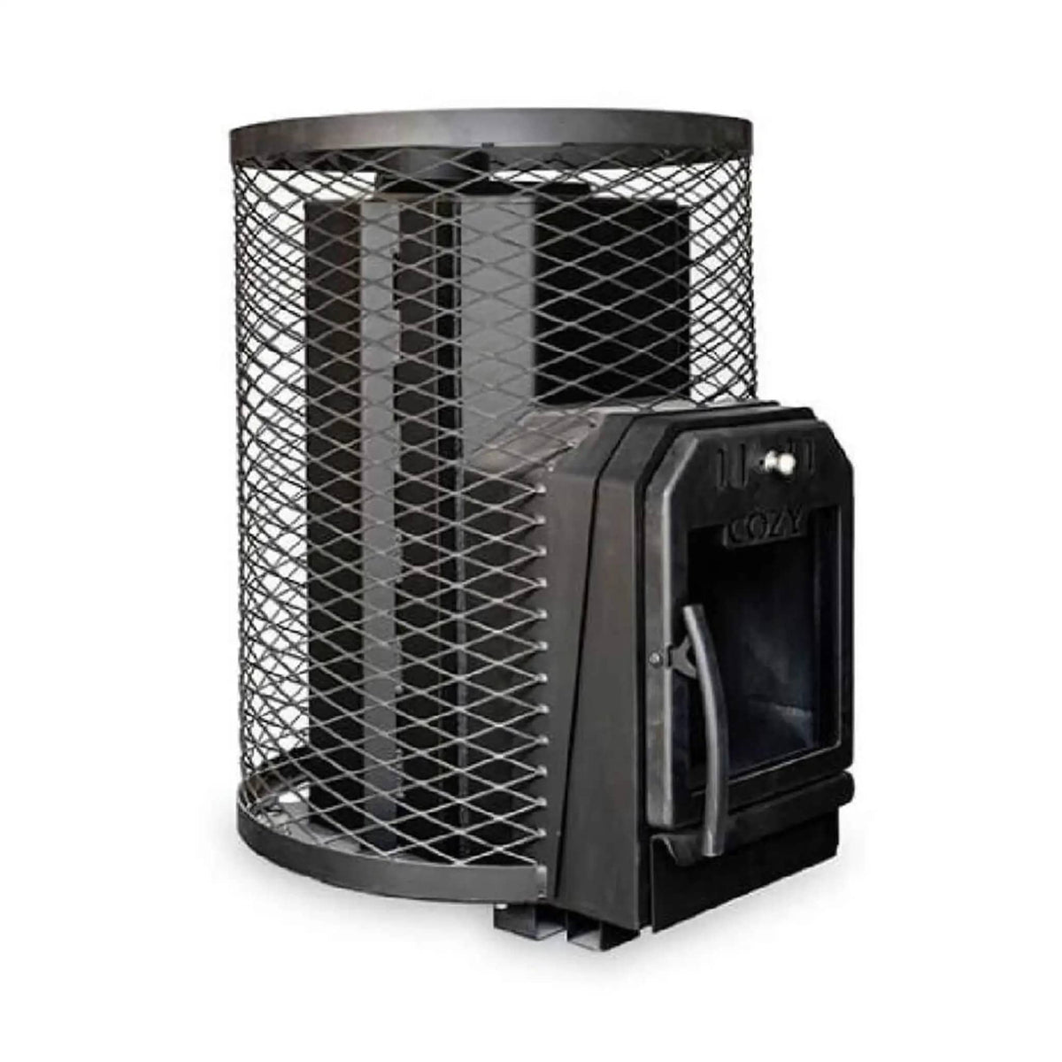 Cozy Heat SW Thru-Wall Wood Burning Sauna Stove With Sauna Stones | Wood | Sauna Heater | Outdoor Living