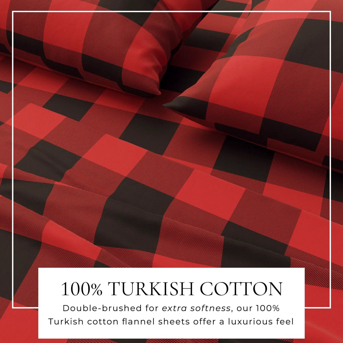 Turkish Cotton Flannel Sheet - Belle Collection from PriceLows™