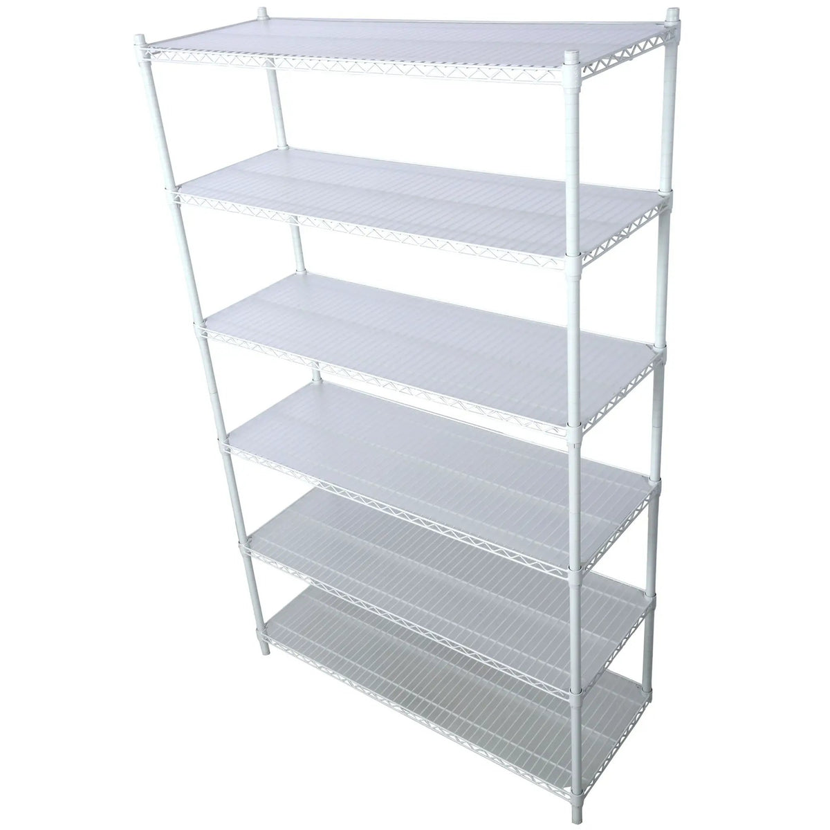 6 Tier Wire Shelving Unit | 6000 Lb Capacity | NSF Metal Rack | Adjustable Shelves