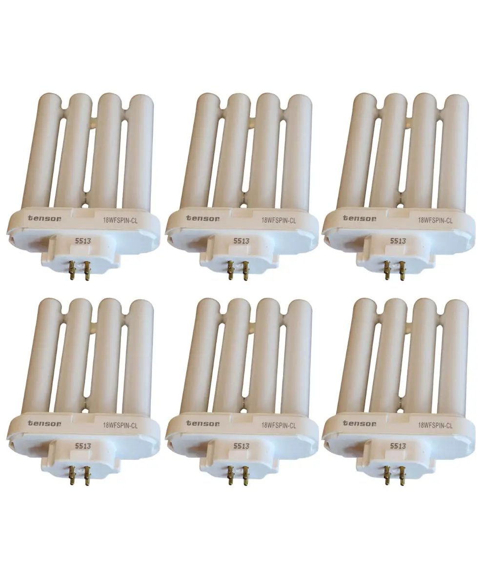 Full Spectrum CFL Replacement Bulb | 18 Watt | G24Q Base | 6 Pack