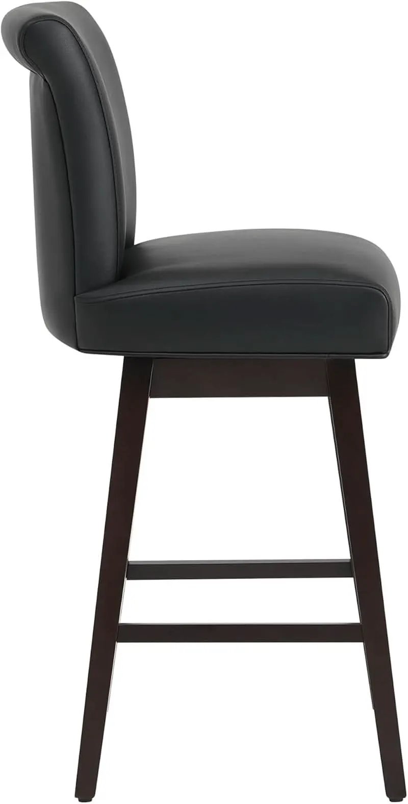 30 Inch Counter Height Swivel Bar Stools Set Of 2 Black from PriceLows™