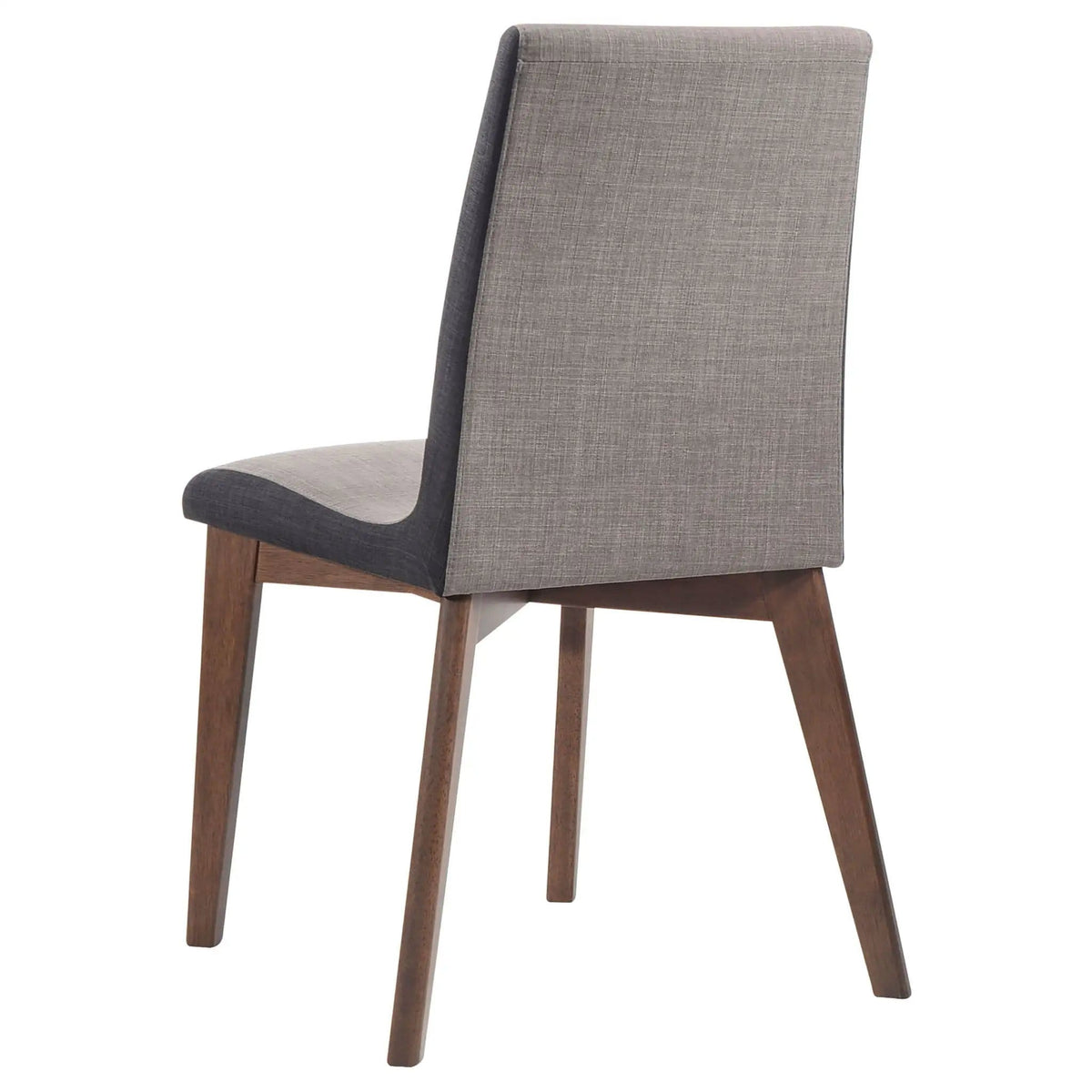 Redbridge Upholstered Dining Side Chair Walnut (Set of 2) | 19.75 x 22.25 x 35.75 in | Walnut Wood & Fabric | Dining Room